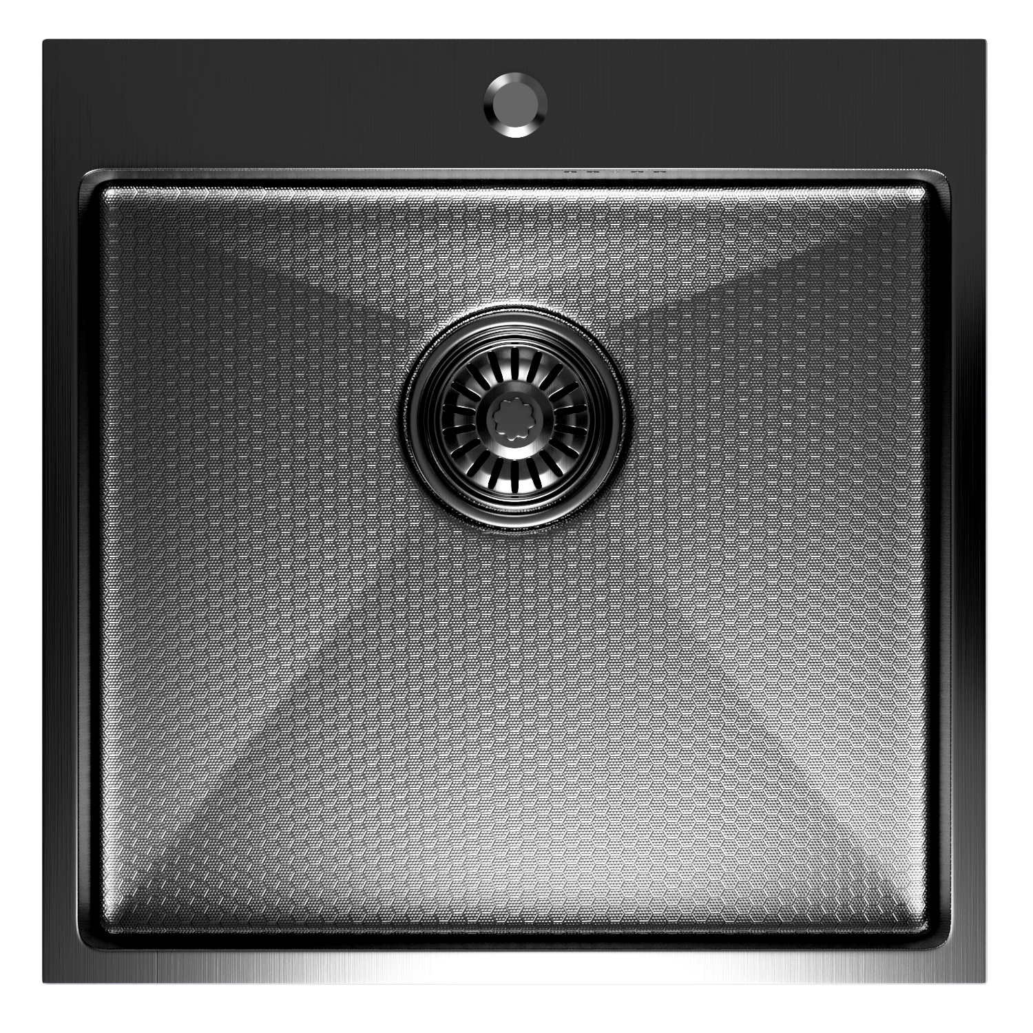 Изображение товара Врезная мойка Mixline 552931 50x50x20 см нержавеющая сталь цвет графит