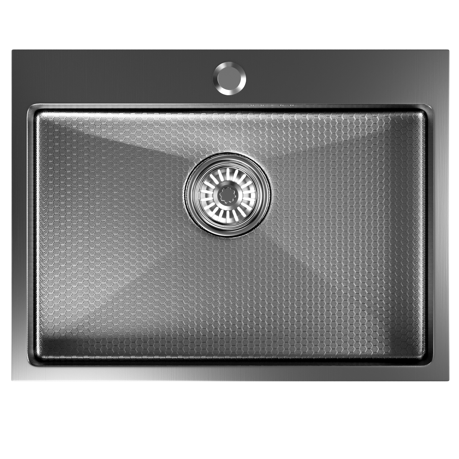 Изображение товара Врезная мойка Mixline 552933 45x60x20 см нержавеющая сталь цвет графит