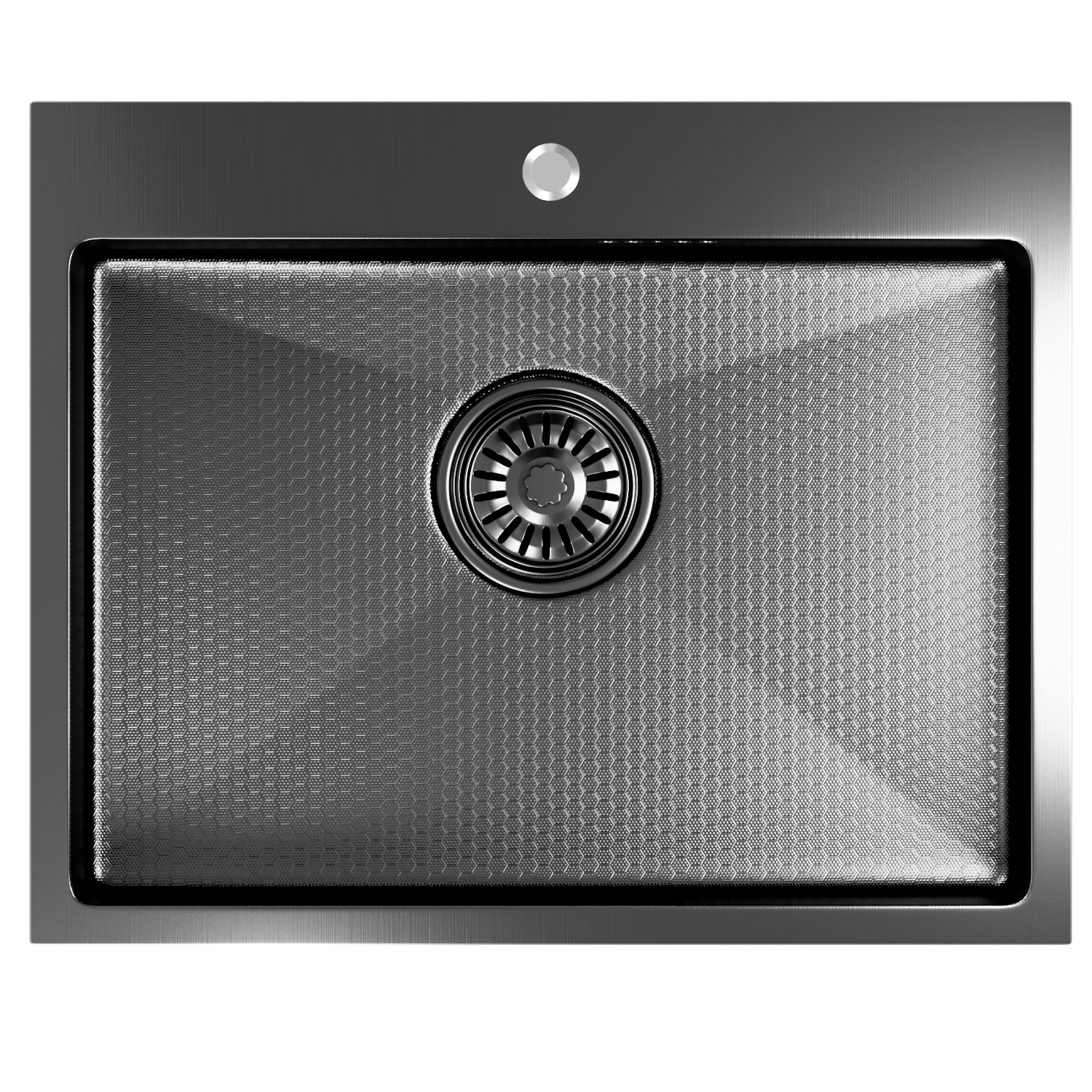 Изображение товара Врезная кухонная мойка Mixline 552935 43x53 см нержавеющая сталь черный