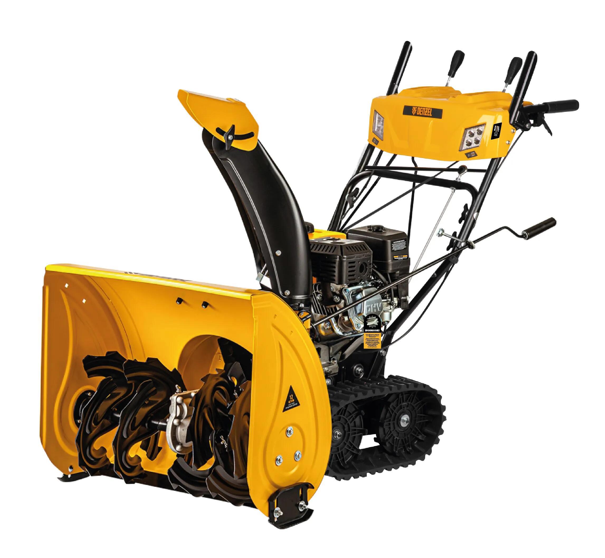 Изображение товара Бензиновый снегоуборщик Denzel SBM 610DT PRO 61 см 7 л.с. гусеничный с электрозапуском