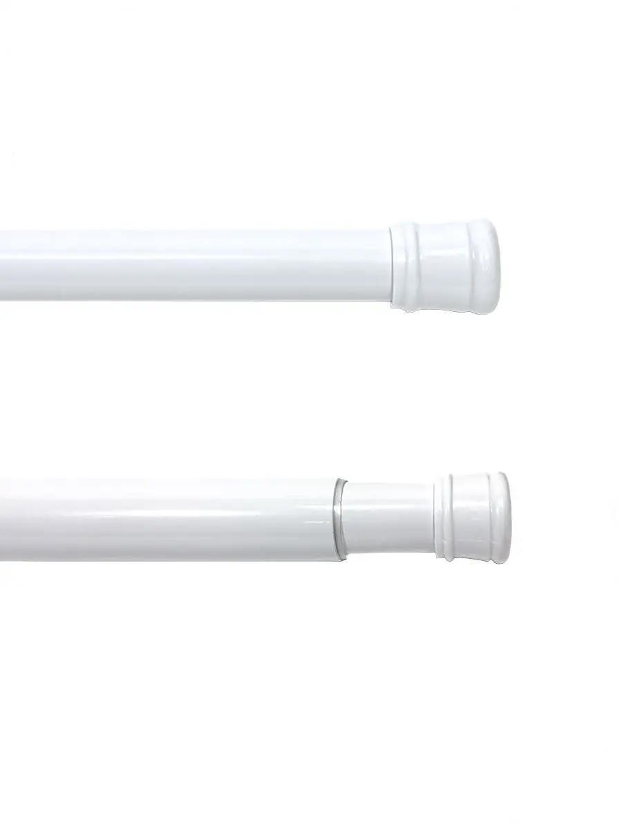 Карниз для ванной Bath Plus телескопический 122-218 см цвет белый - 1