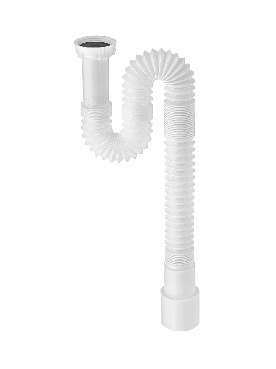 Изображение товара Гофрированная труба Equation 1 1/4x40/50x800 мм белая для водоснабжения и канализации