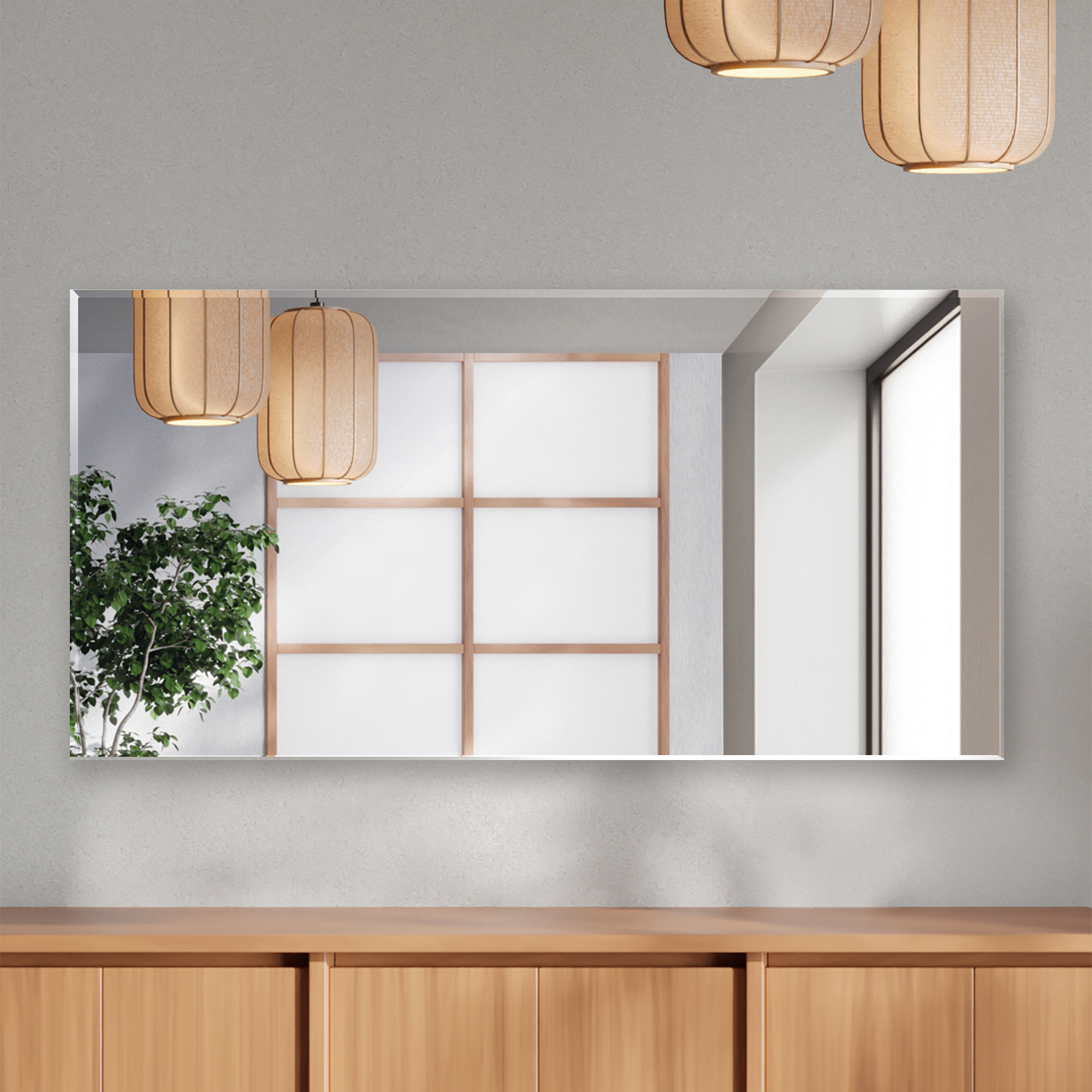 Изображение товара Зеркало для ванной S50KW 50x100 см