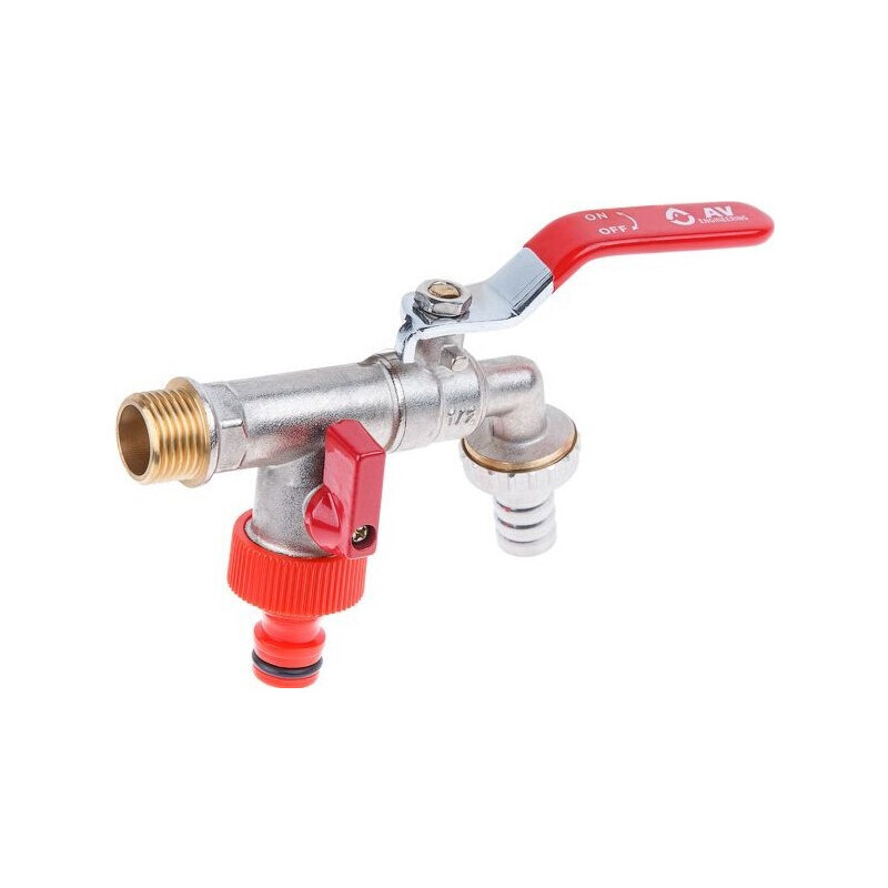 Кран шаровой AV Engineering ЦГ-5388702792 1/2" латунь ️ купить по цене ...