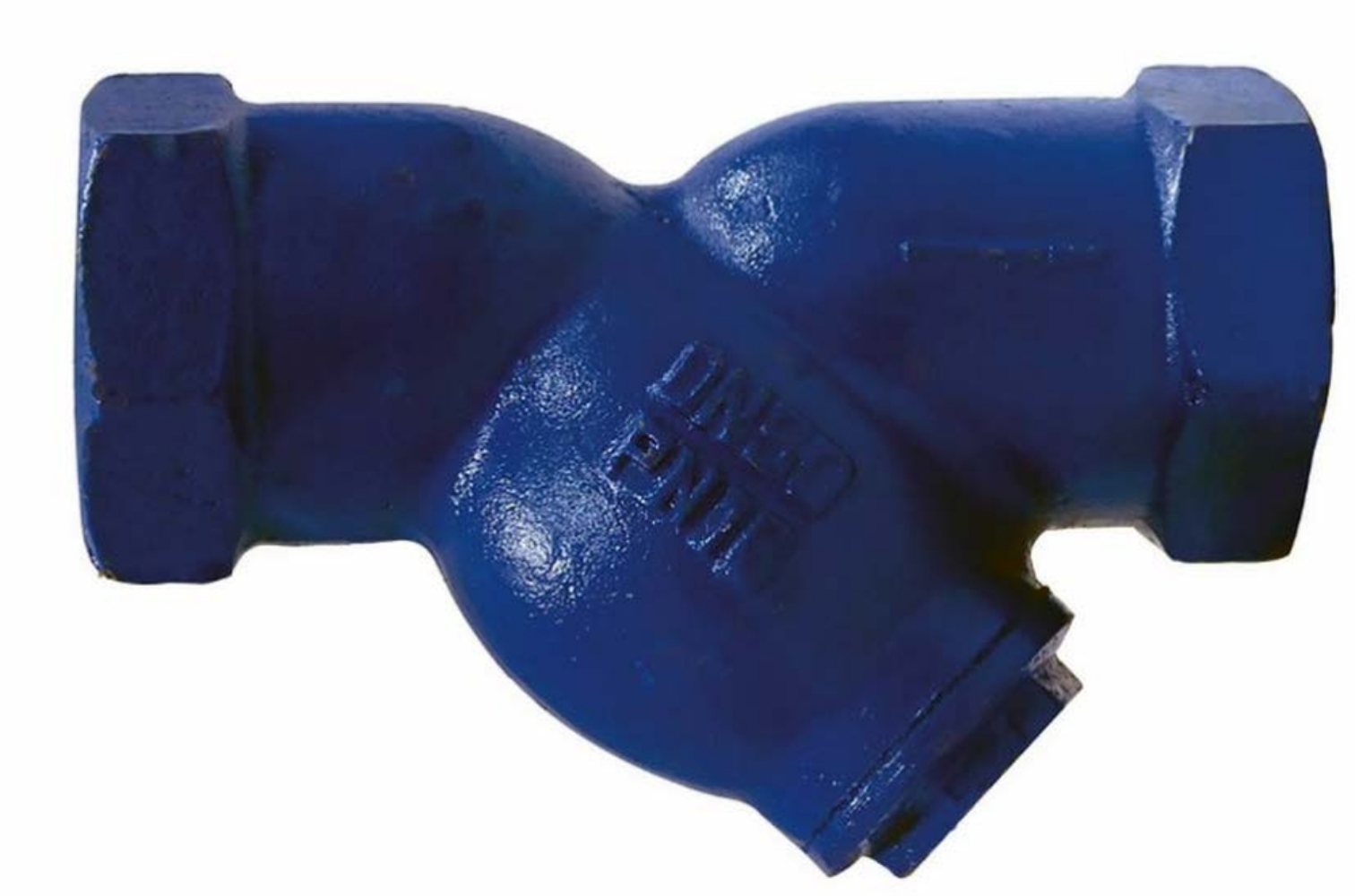 Изображение товара Фильтр косой DN.ru 823А из чугуна внутренний 1 1/2" для воды и пара