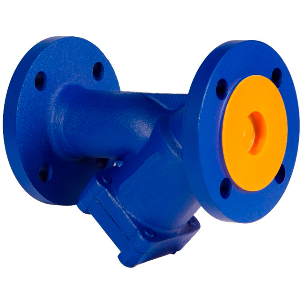 Изображение товара Фильтр косой DN.ru 2 1/2 наружный для воды, чугун, 96 мкм