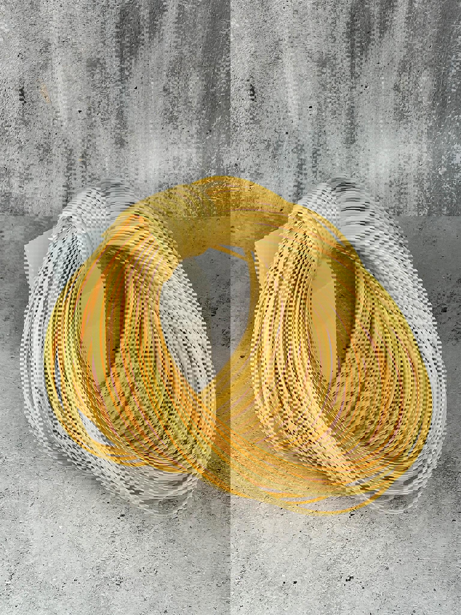 Изображение товара Ротанг для плетения топленое молоко 8 мм полумесяц искусственный материал