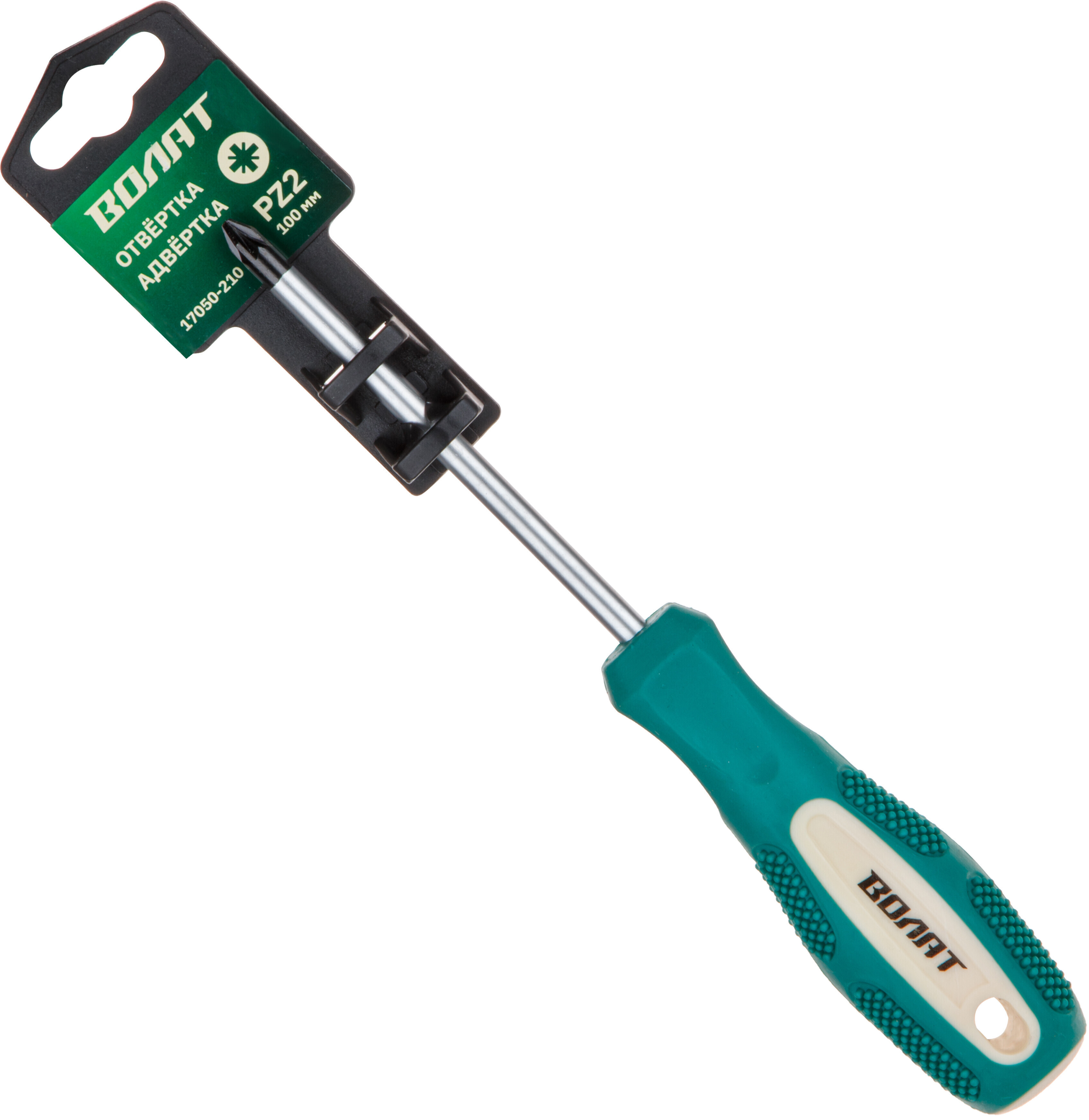 Изображение товара Отвертка крестовая Волат 17050-210 PZ2x100 мм
