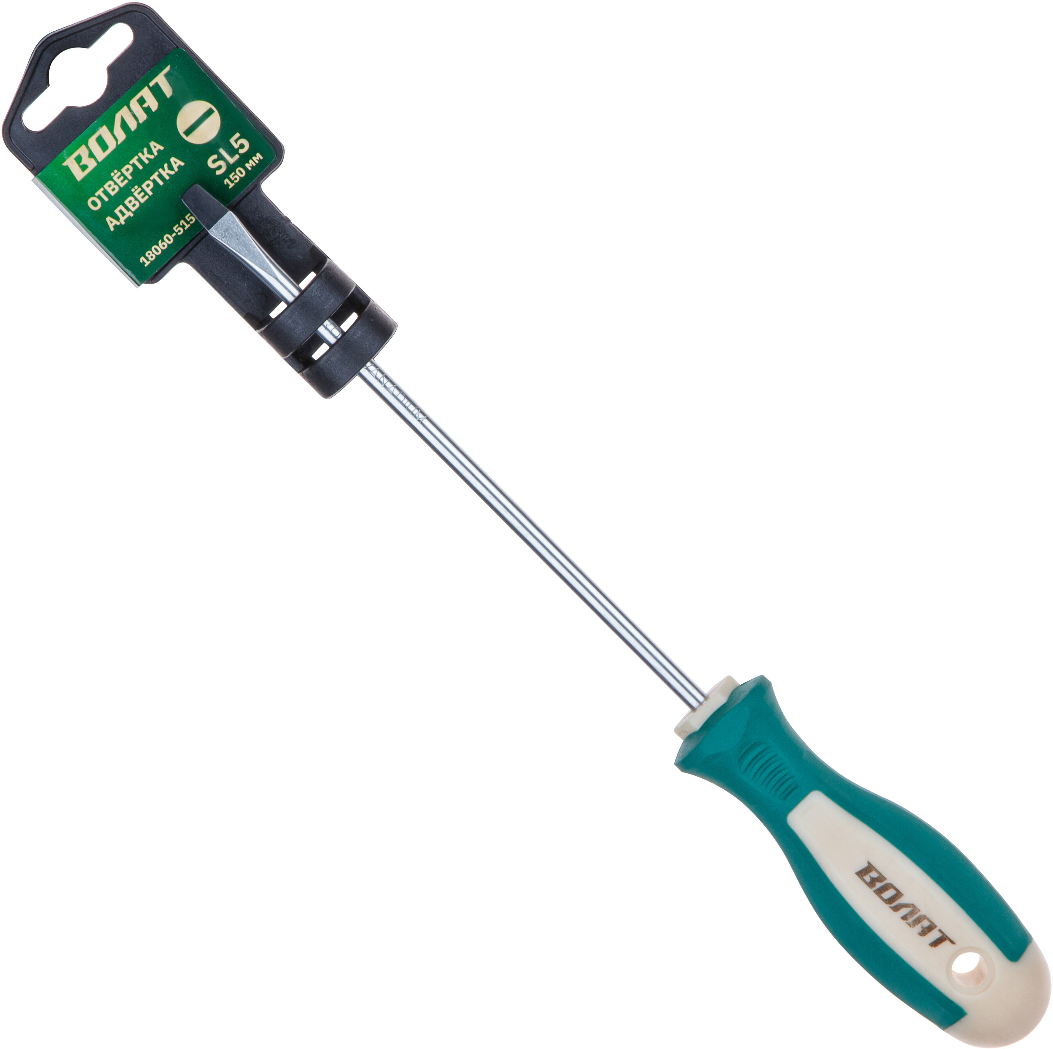Изображение товара Отвертка Волат SL5x150 мм 18060-515