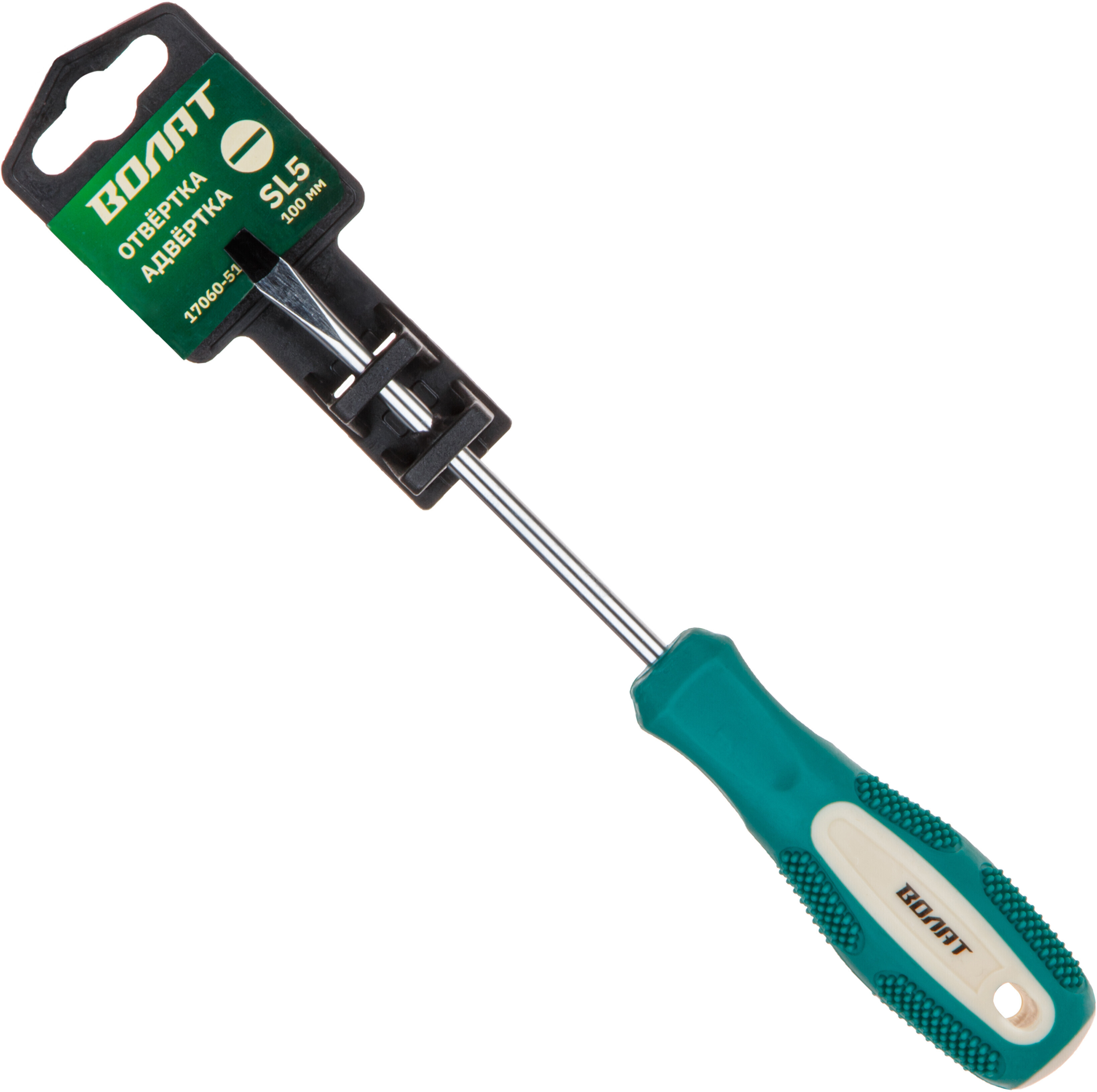 Изображение товара Отвертка прямая Волат 17060-510 SL5x100 мм