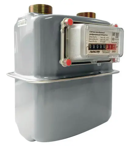 Счетчик для газа Пульсар G4 1/4" 110 мм левый