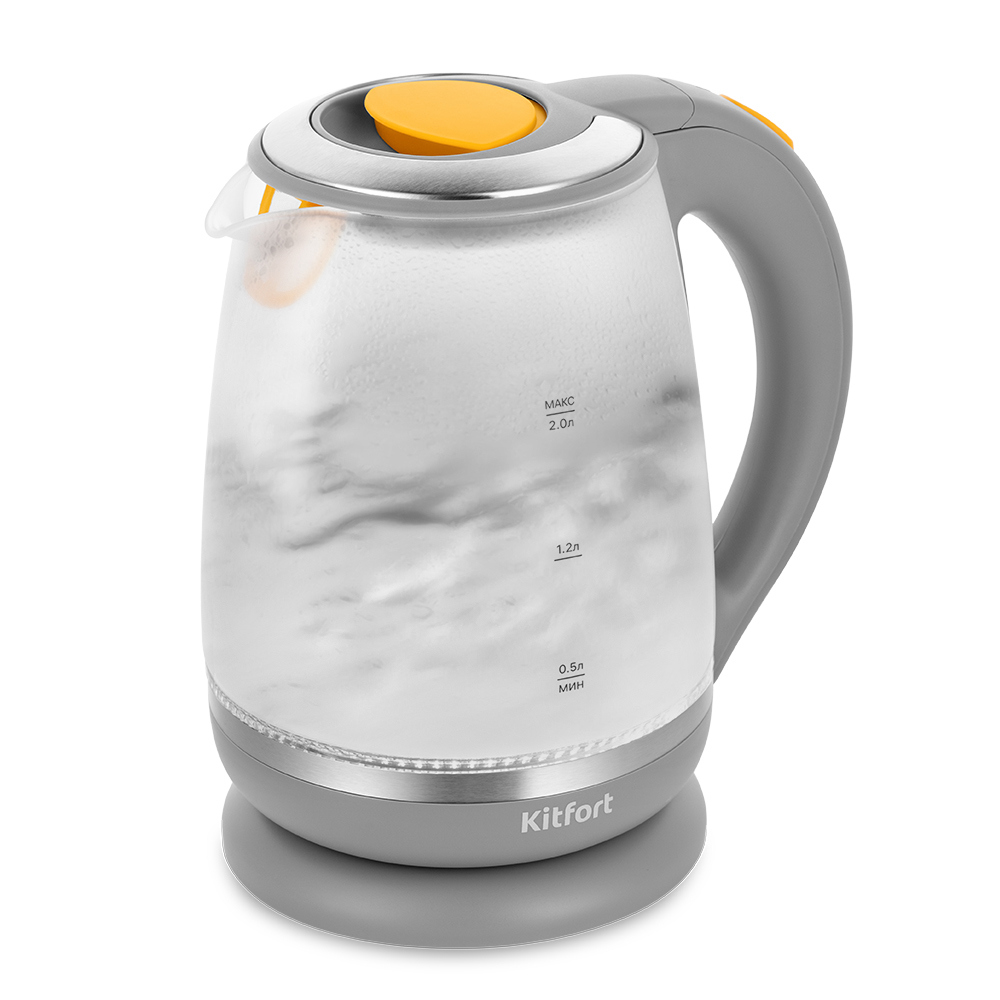 Изображение товара Электрический чайник Kitfort КТ-6602 2 л стекло автоматическое отключение