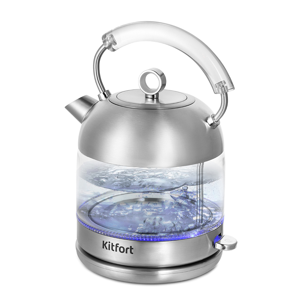 Изображение товара Электрический чайник Kitfort КТ-6630 1.7 л нержавеющая сталь цвет серебристый