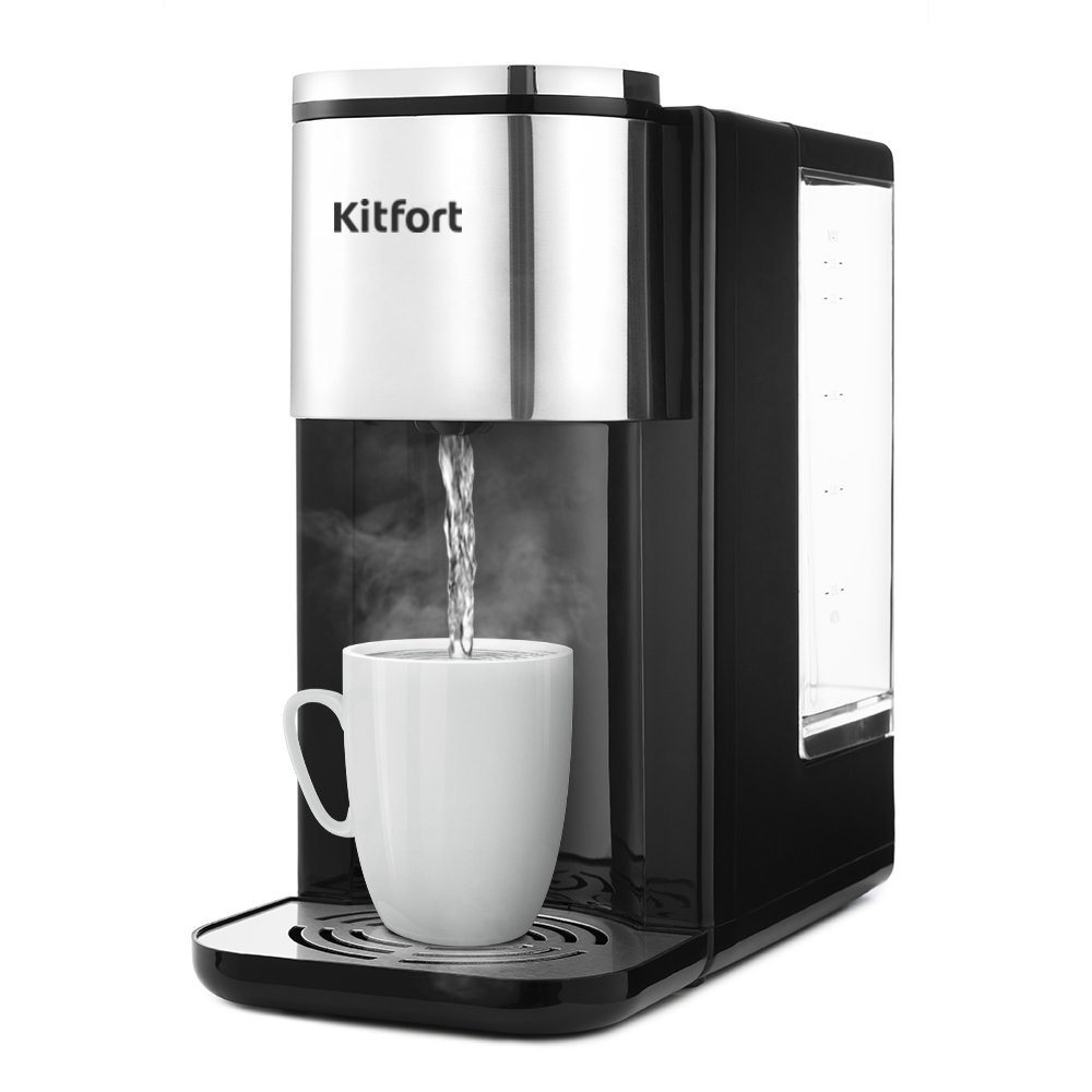 Изображение товара Электрический чайник Kitfort КТ-2503 2.2 л нержавейка и пластик автоматическая настройка