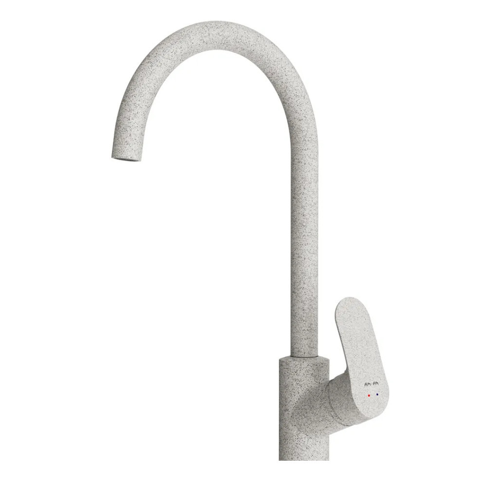 Изображение товара Смеситель для кухни однорычажный Am.pm Chic F8207133 излив 27 см белый