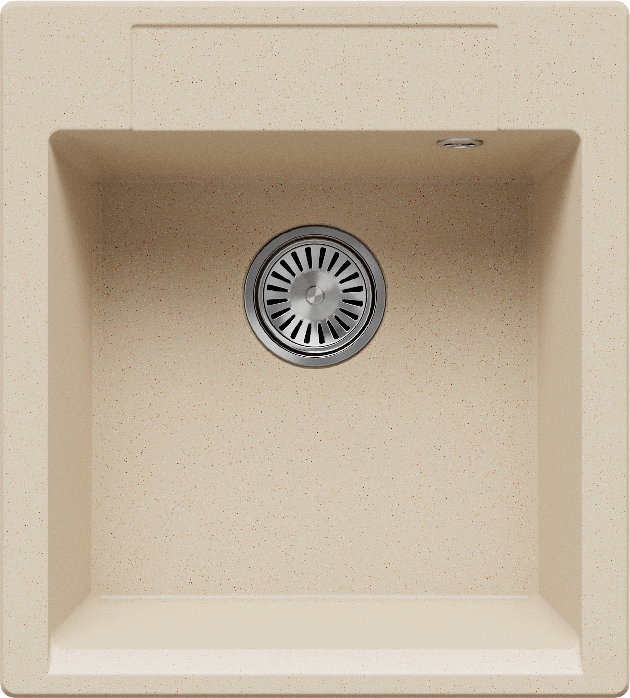 Изображение товара Мойка для кухни врезная Polygran Argo 460 опал 51x46 см, композитная каменная