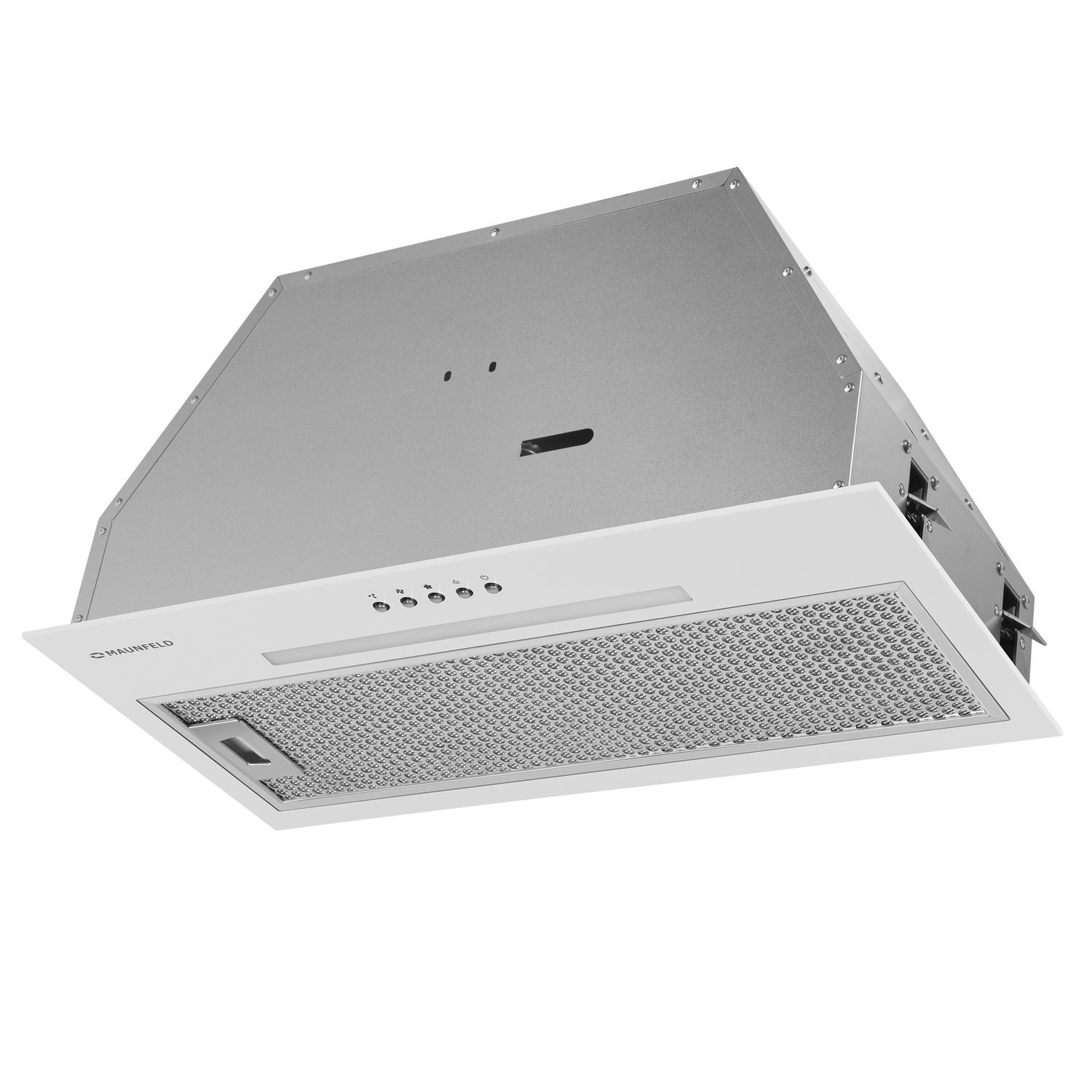Изображение товара Встраиваемая вытяжка Maunfeld Trapeze 603EM 59.8 см белая для кухни