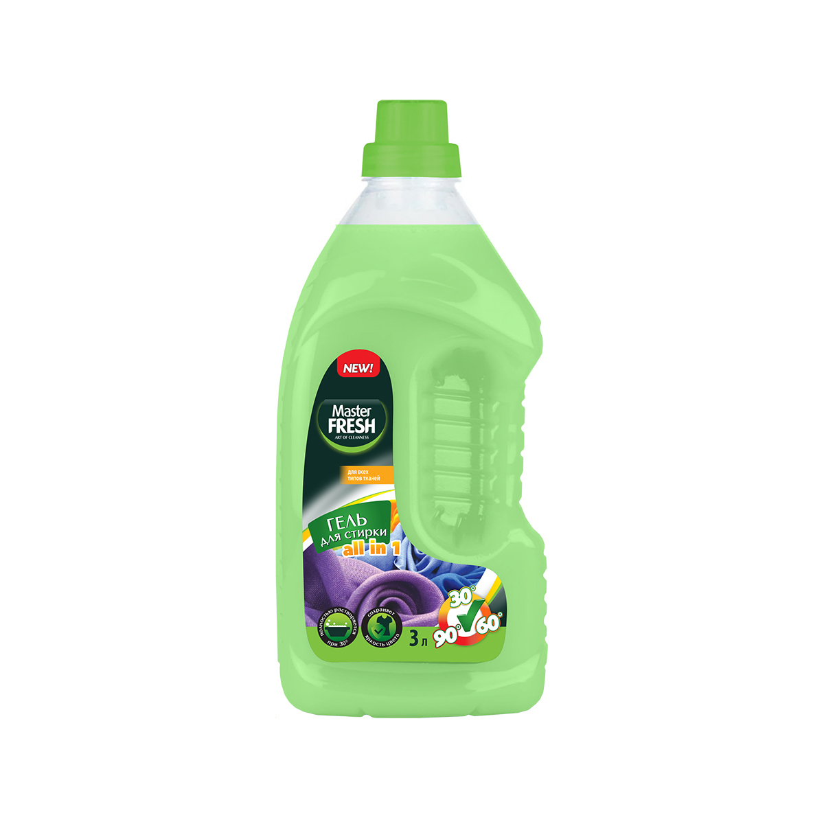 Изображение товара Гель для стирки Master Fresh универсальный 1 3 л Изображение товара Гель для стирки Master Fresh универсальный 1 3 л