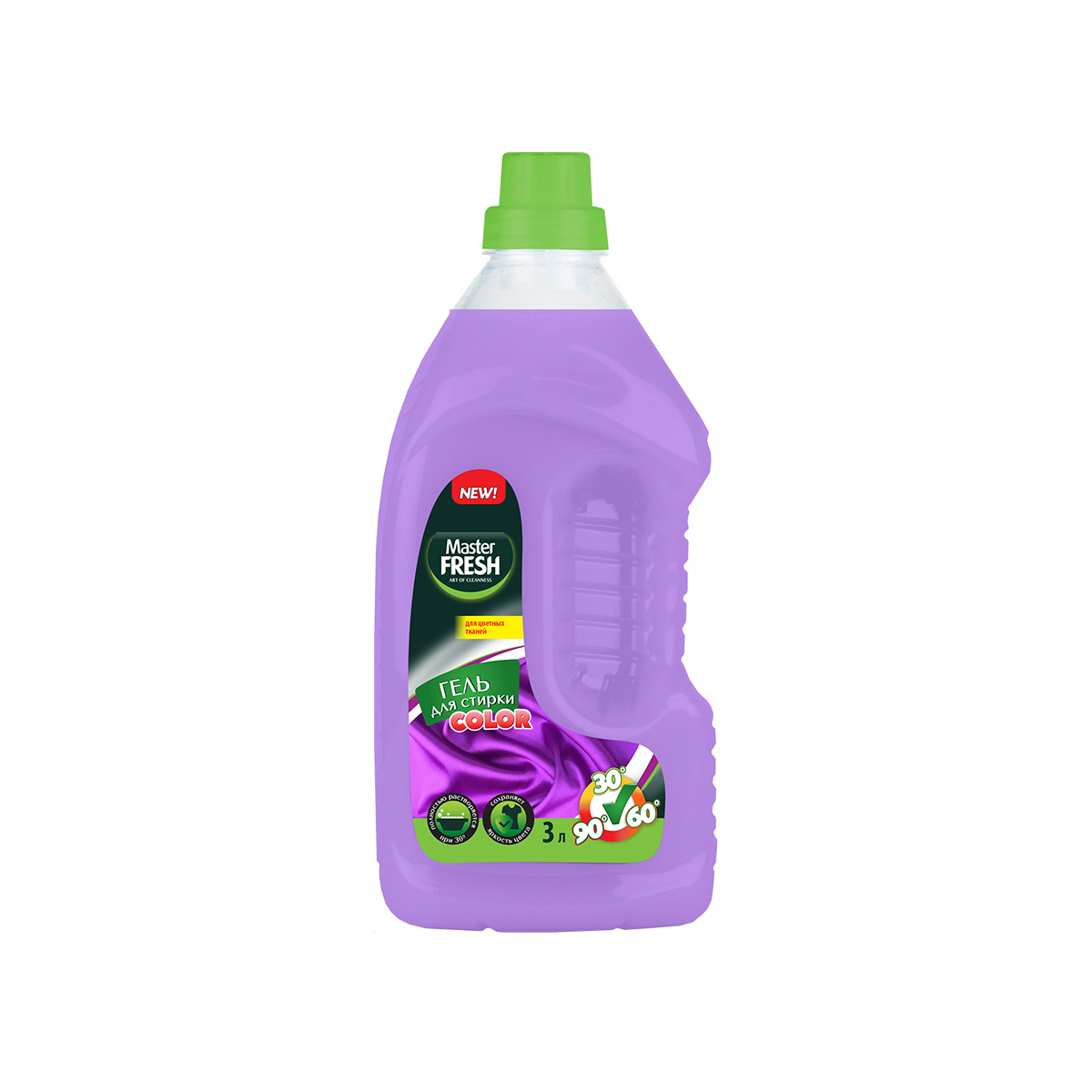 Изображение товара Гель для стирки Master Fresh для цветного белья 3 л Изображение товара Гель для стирки Master Fresh для цветного белья 3 л