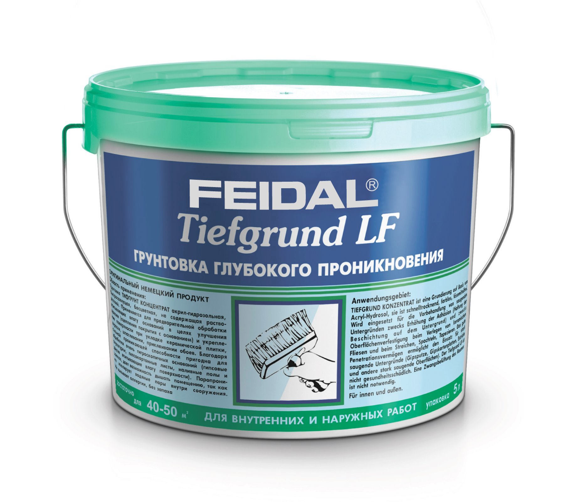Изображение товара Грунтовка глубокого проникновения Feidal Tiefgrund LF Konzentrat концентрат 5 л