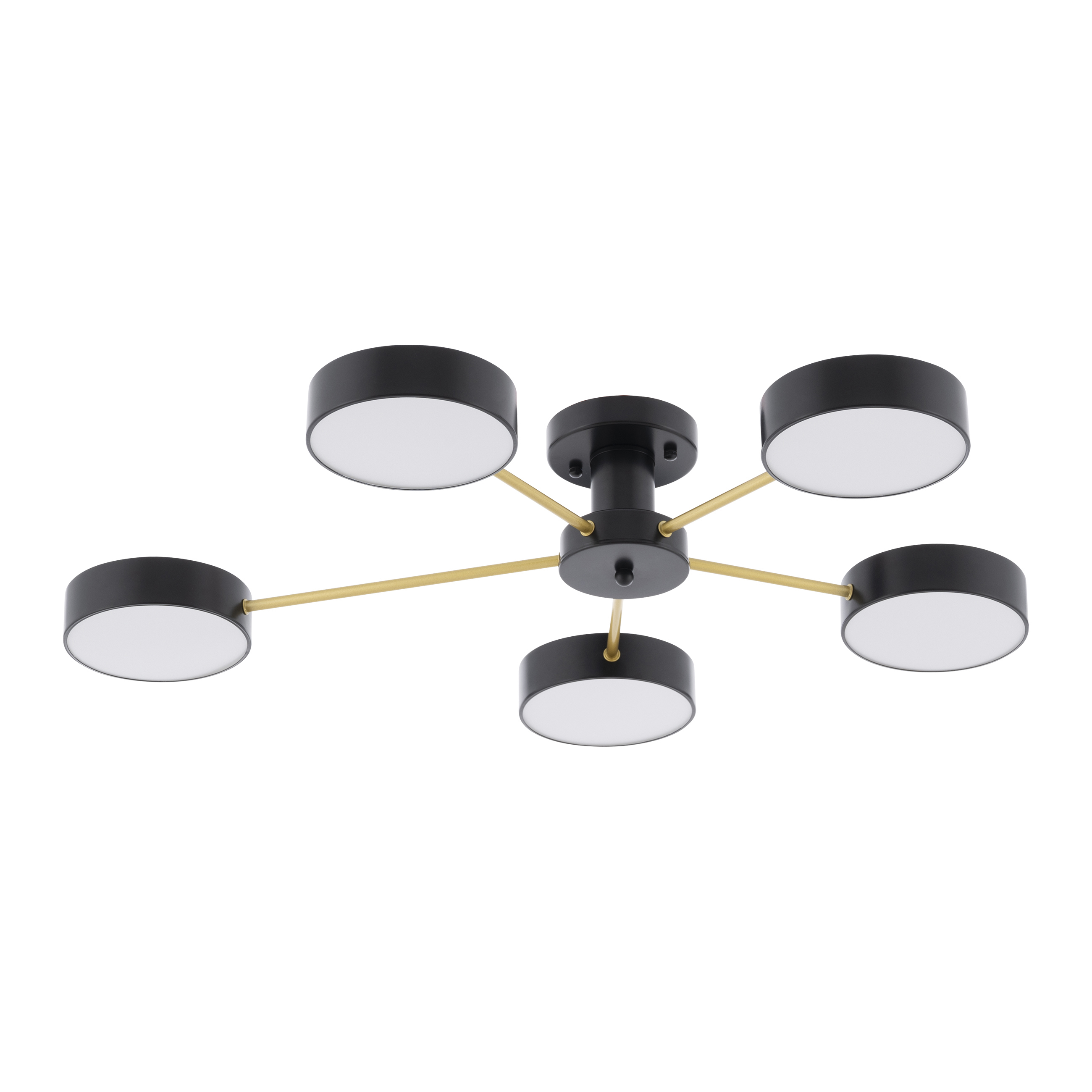 Изображение товара Люстра потолочная светодиодная Arte Perfetto Luce 3325.7113.5.bk-bk стильная и энергоэффективная