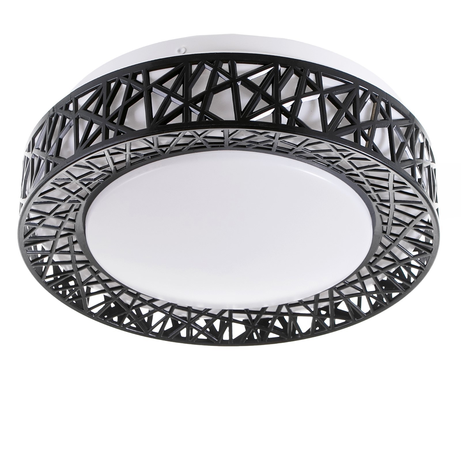 Изображение товара Люстра потолочная светодиодная Bayerlux 1730/1bk 18Вт черная 26x26 см