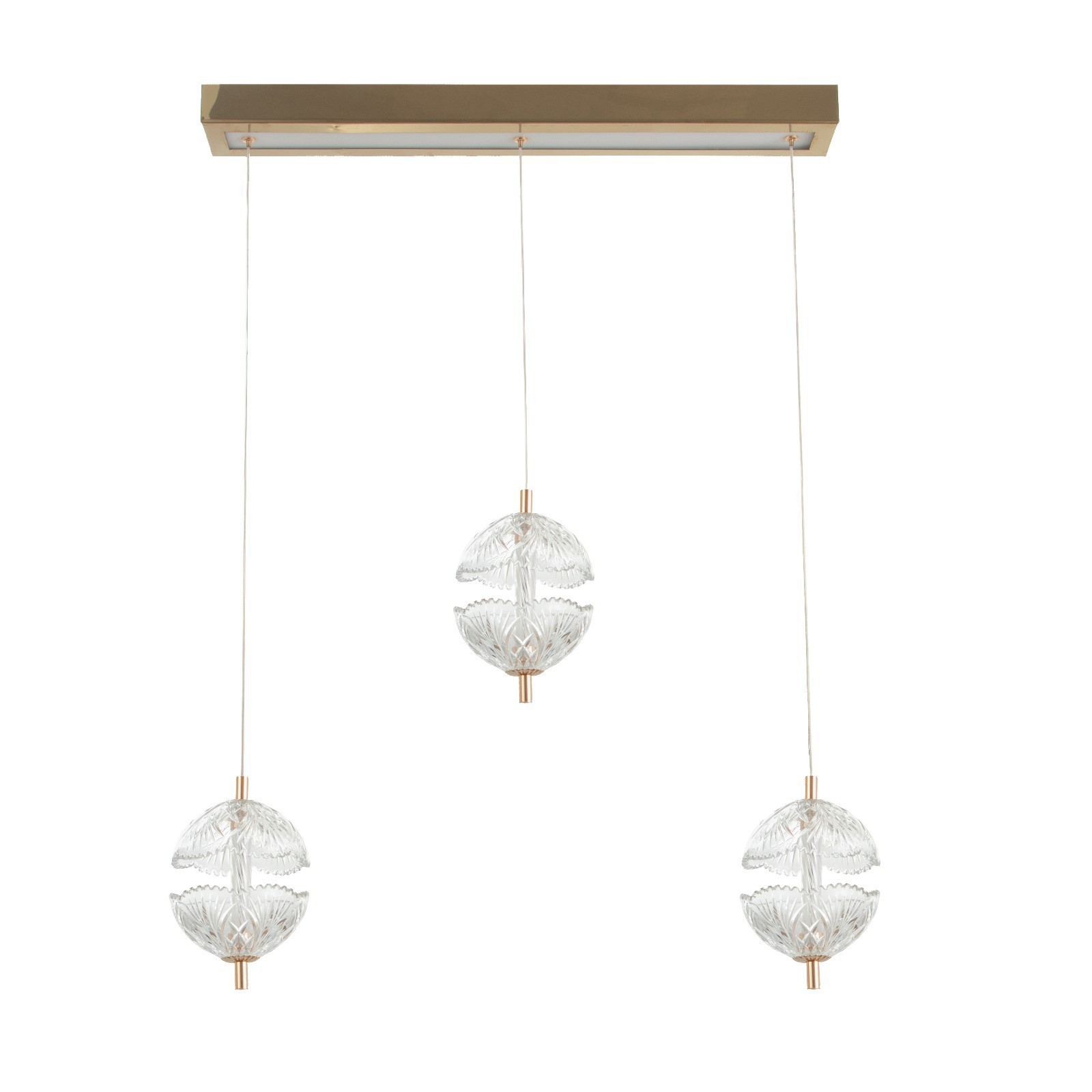 Изображение товара Светильник подвесной светодиодный Bayerlux 9254663 10 м² регулируемый белый свет цвет жёлтый/золотой