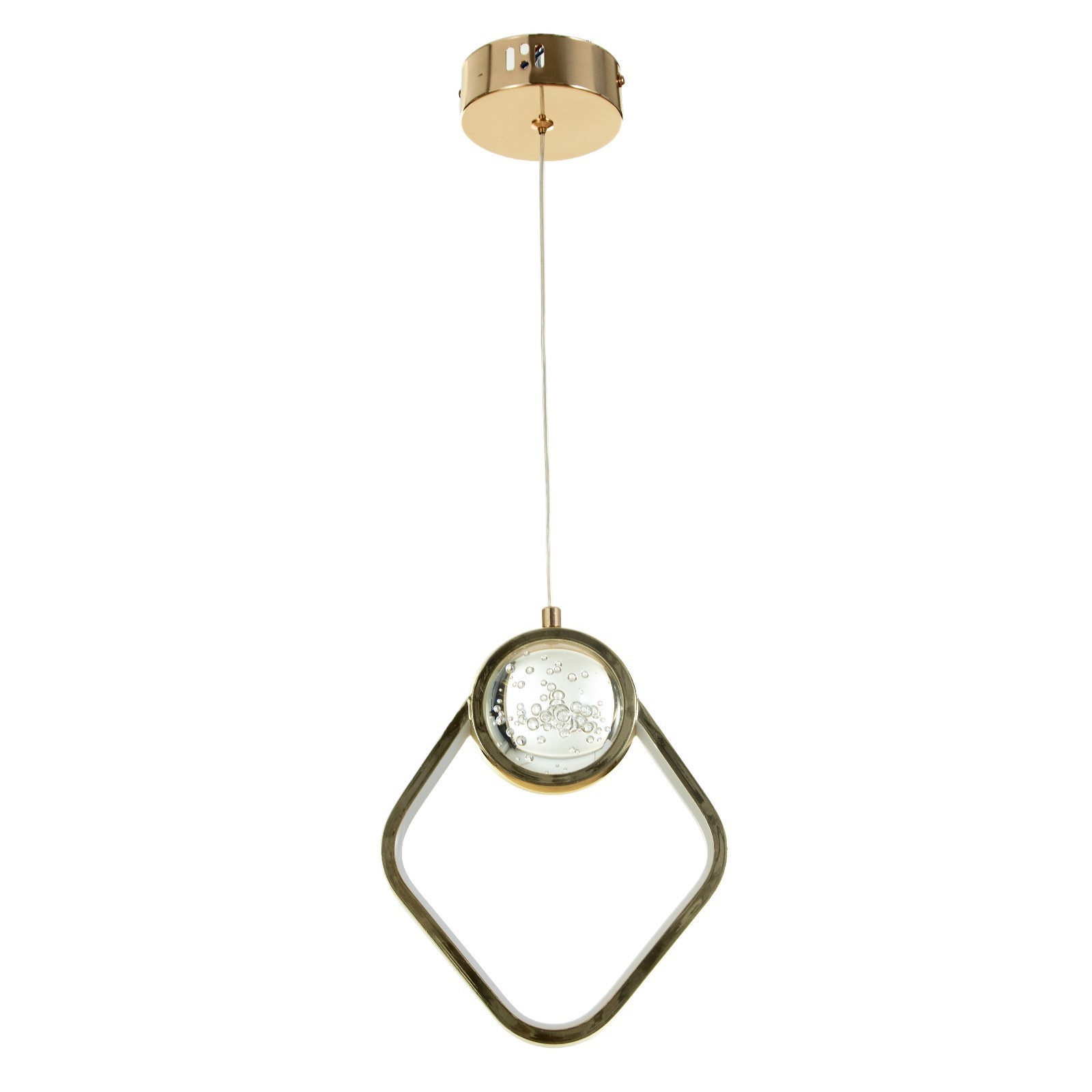 Изображение товара Светильник подвесной светодиодный BayerLux 30Вт золотой регулируемый для интерьера