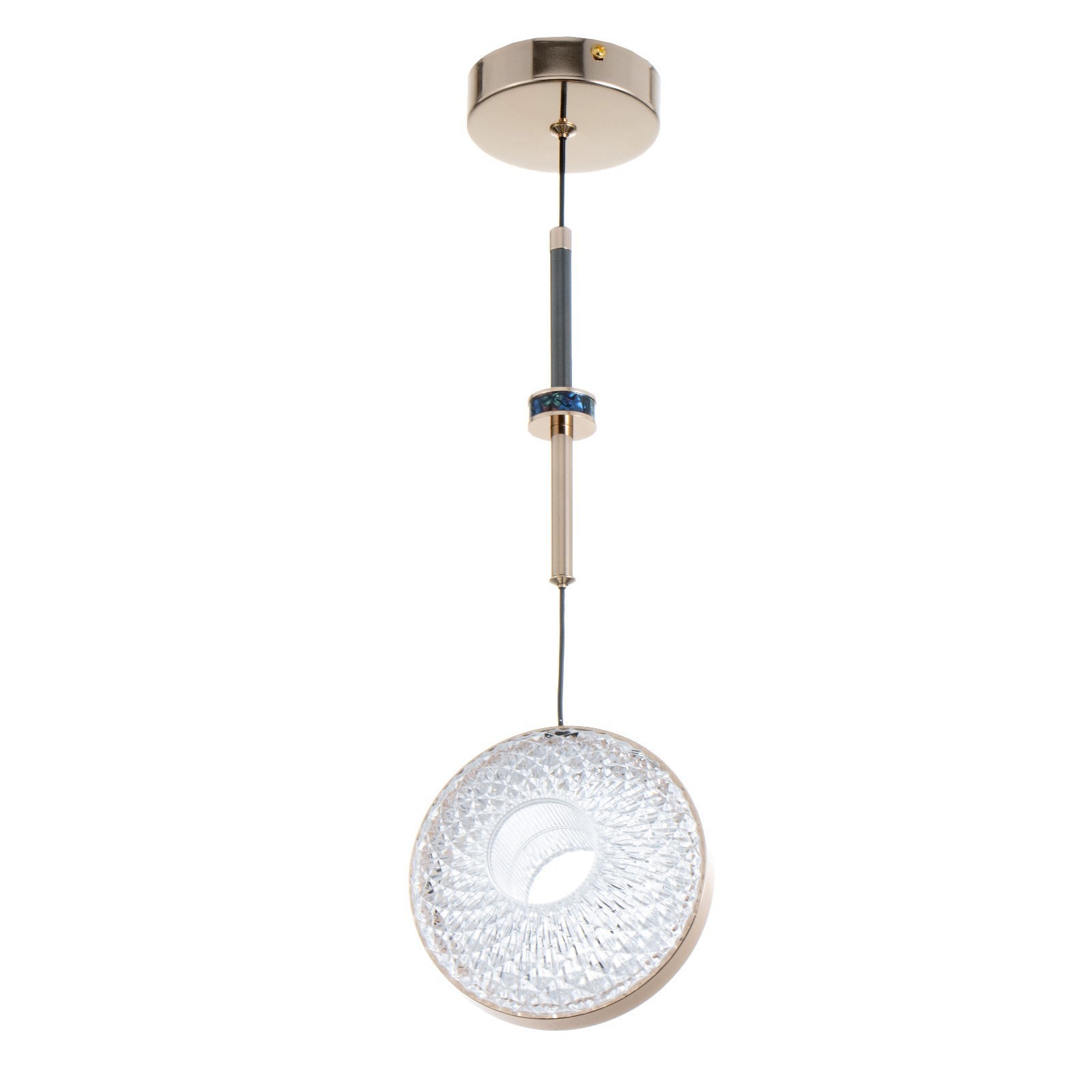 Изображение товара Светильник подвесной светодиодный Bayerlux 9254673 4 м² регулируемый белый свет цвет жёлтый/золотой