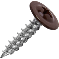 Изображение товара Саморезы по металлу 4.2x19 острые с пресс-шайбой, 240 шт, RAL 8017