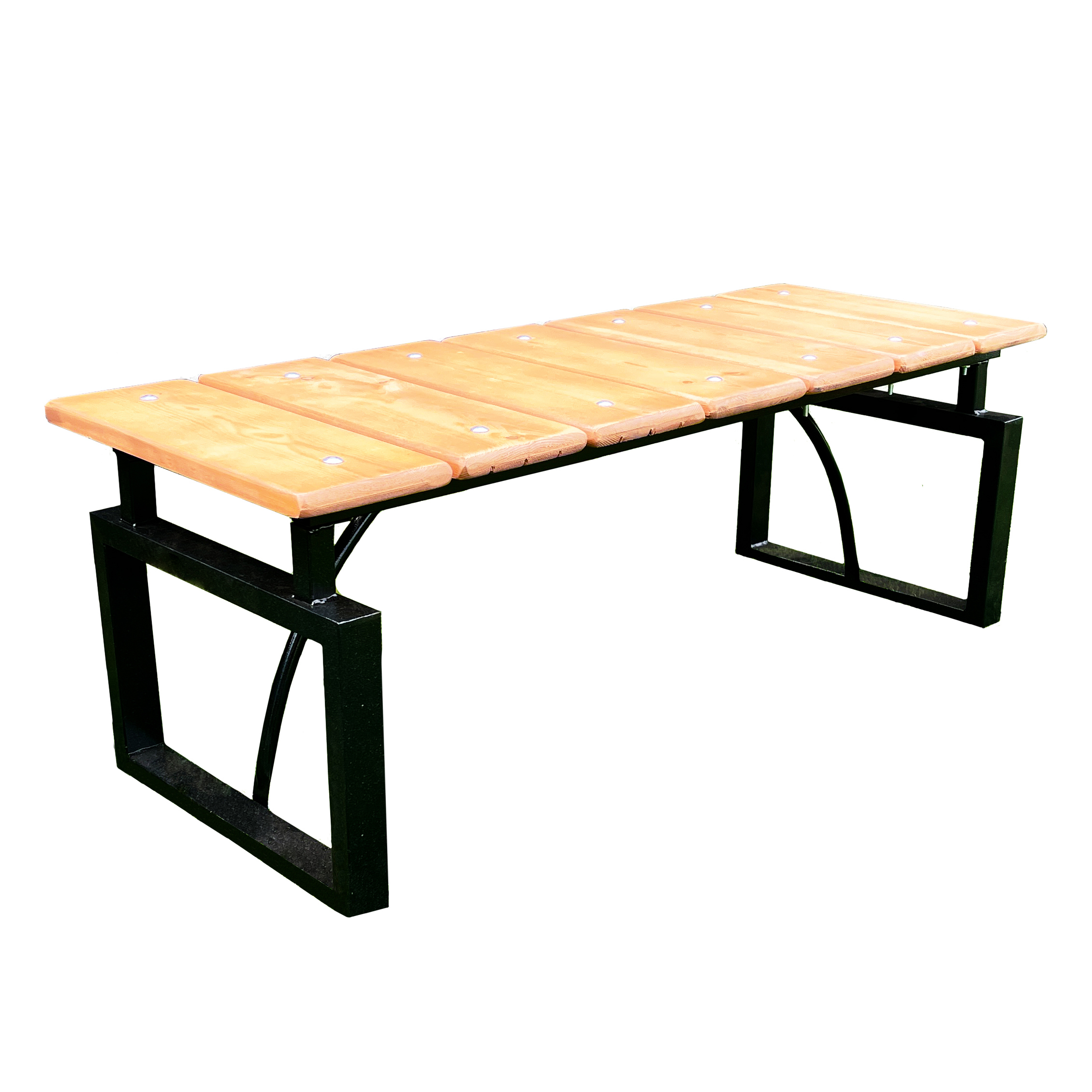 Изображение товара Скамья садовая M-group 104 см x 38 см x 39 см металл черный