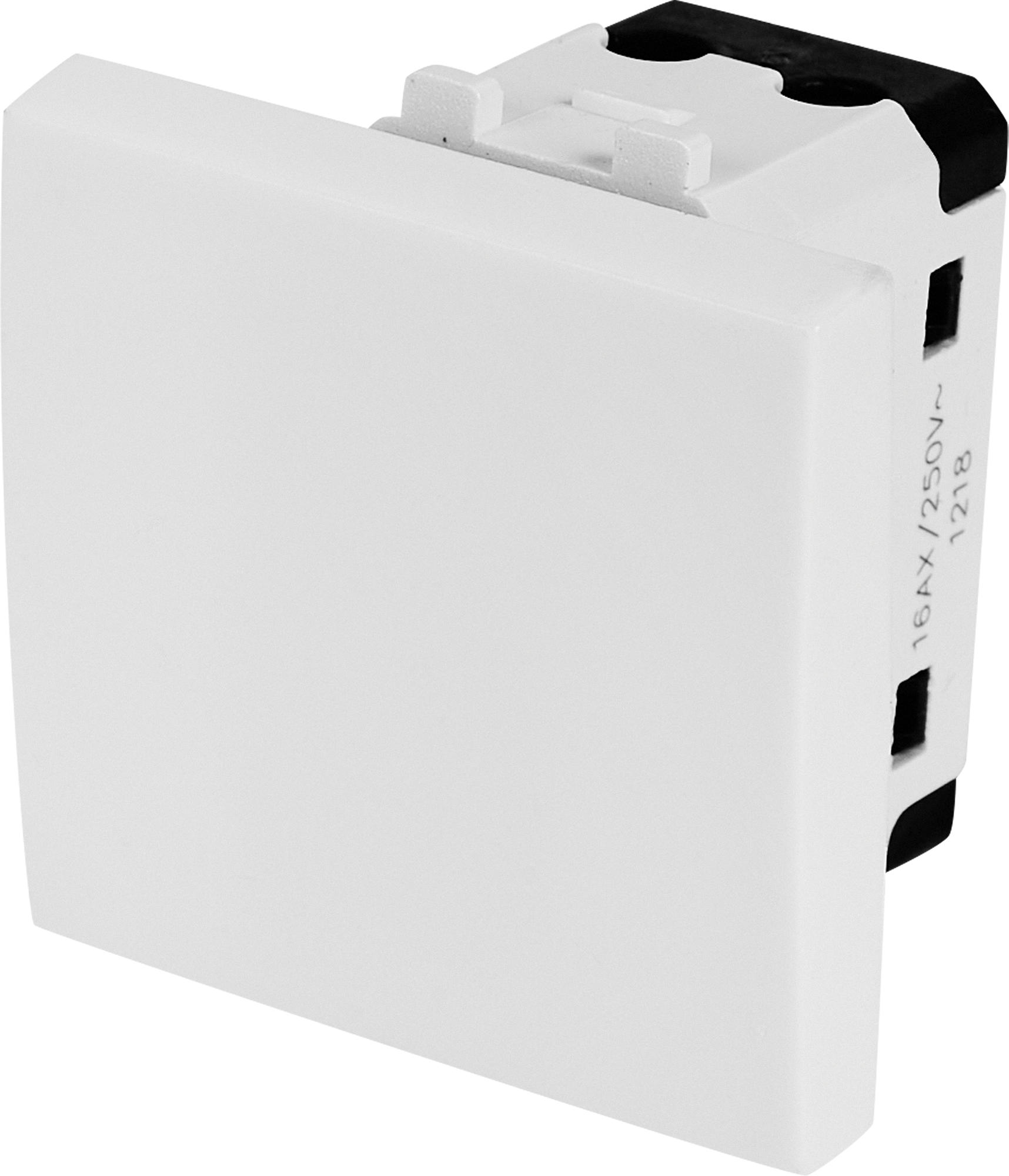 Выключатель встраиваемый Lexman 1 клавиша 45x45 мм цвет белый