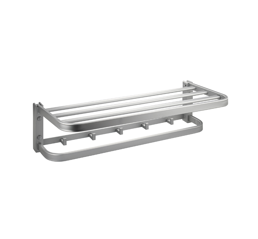 Изображение товара Держатель для полотенец Titan 76140 57.5см цвет серый, серебристый