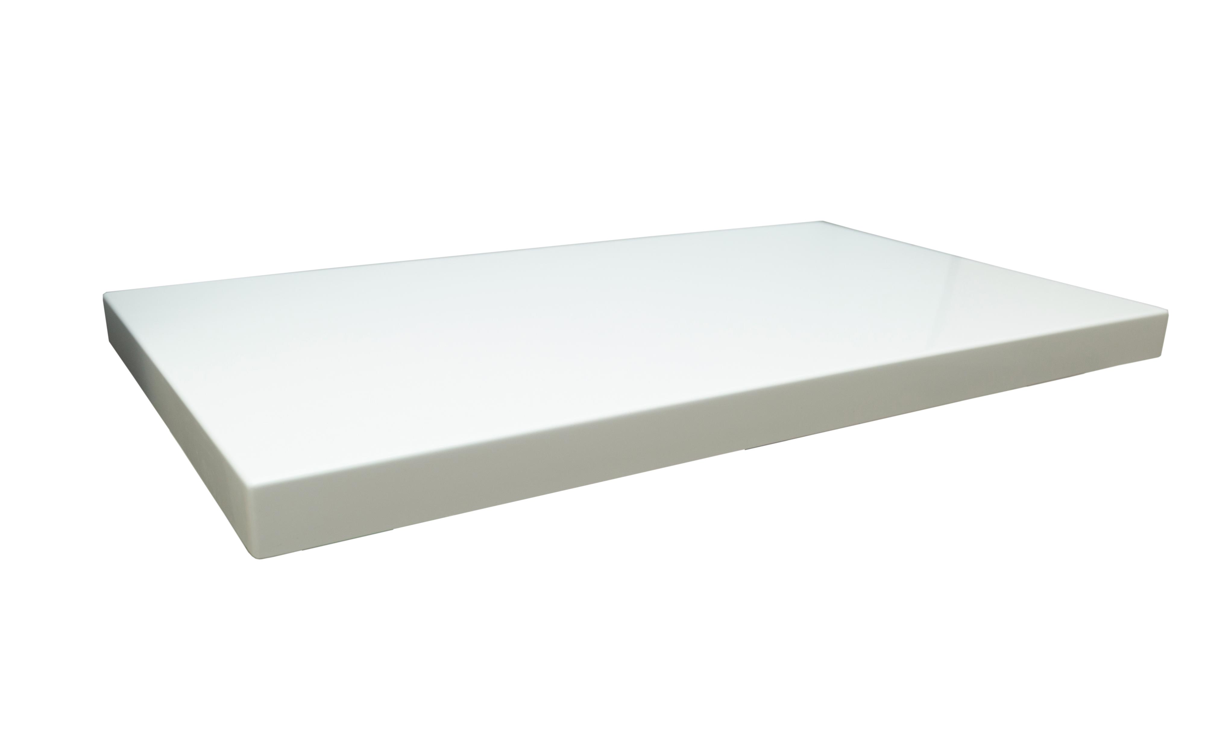 Изображение товара Столешница в ванную Scandi SC-100B 47x100x4 см литьевой мрамор цвет белый