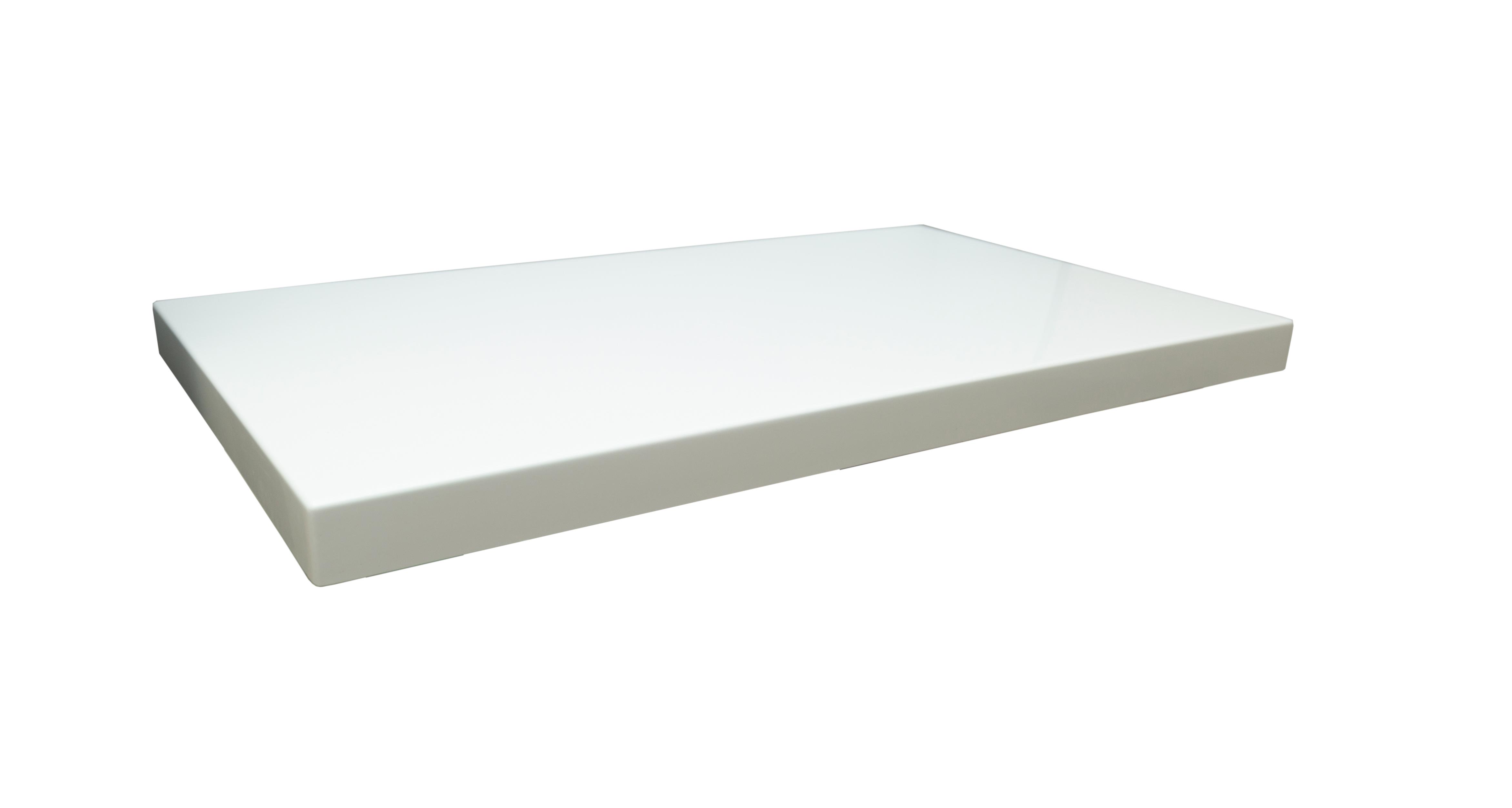 Изображение товара Столешница для ванной Scandi SC-80B 80x4x47 см искусственный камень белая