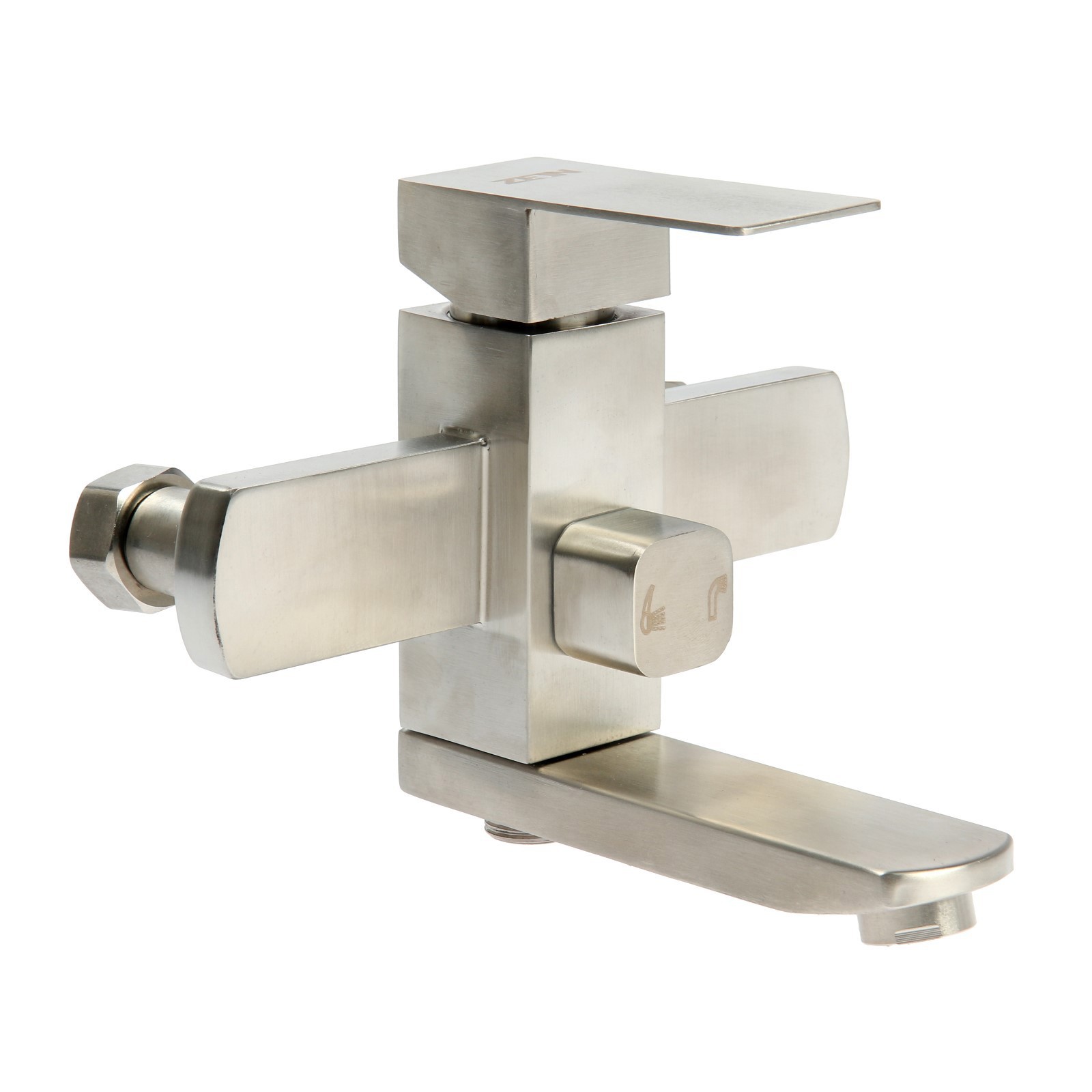 Изображение товара Смеситель для ванны Zein 9418108 однорычажный с душевой лейкой и хромированным покрытием