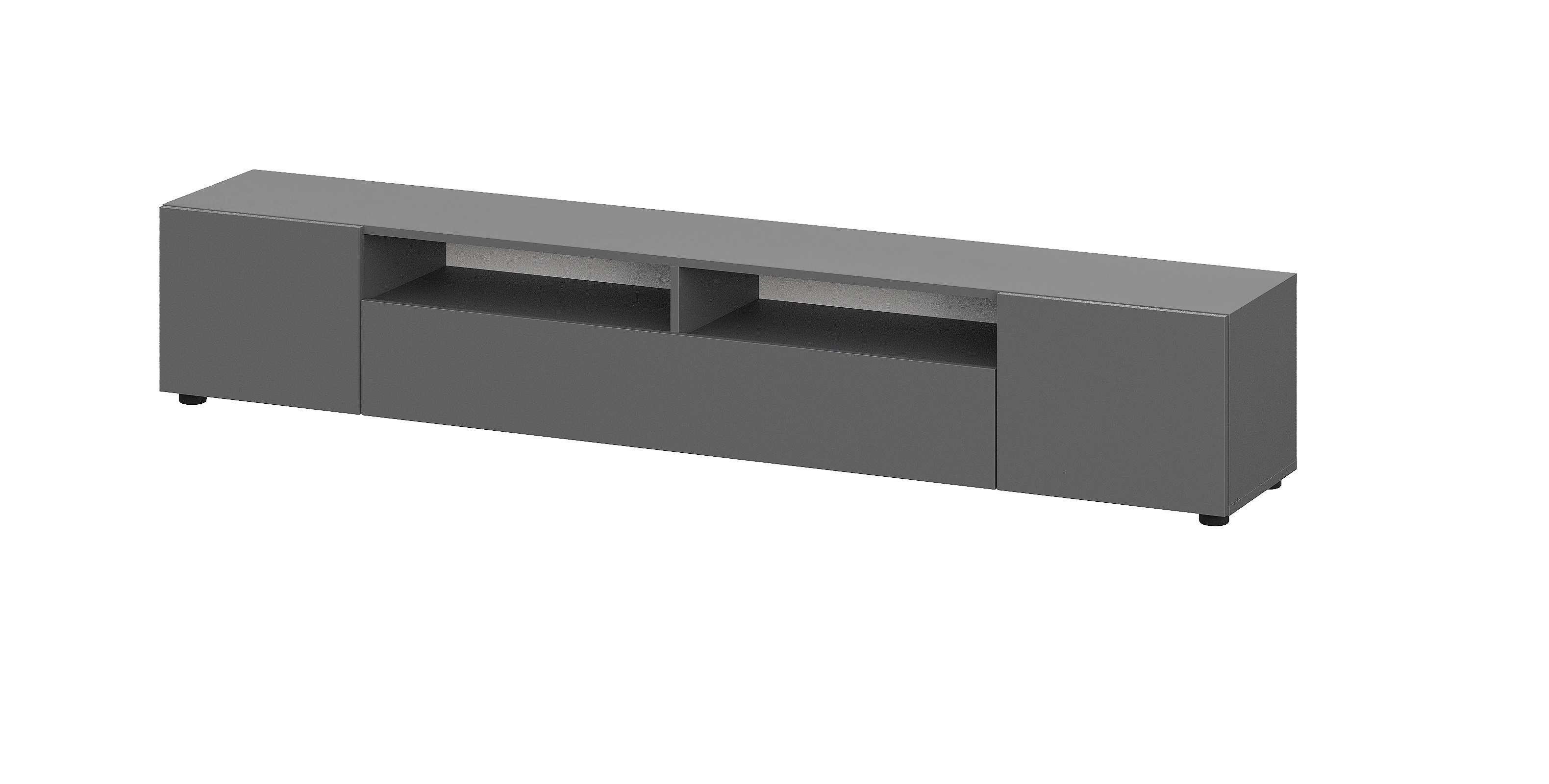 Изображение товара Тумба под телевизор Мебельная интеграция Денвер 200.1x35.5x34.6 см серый