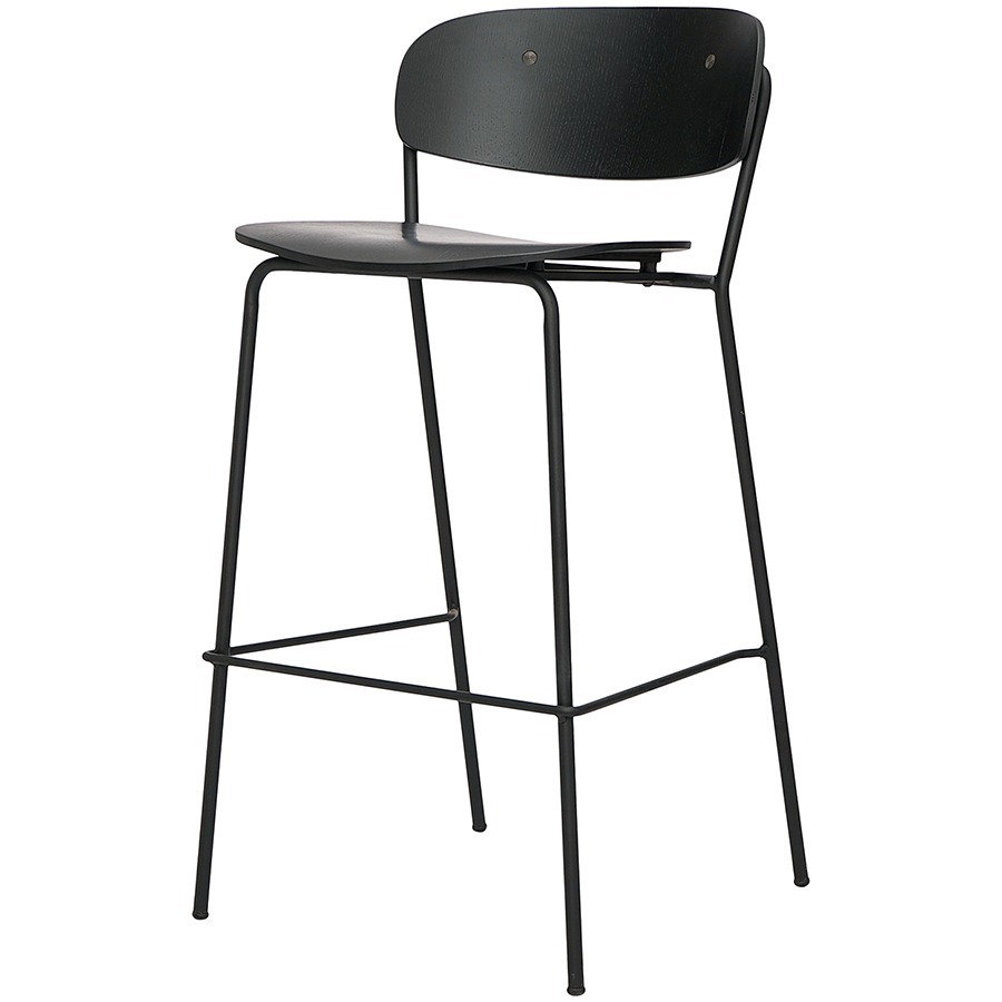 Изображение товара Барный стул Bergenson Bjorn Torfrid 51x97x55 см цвет черный