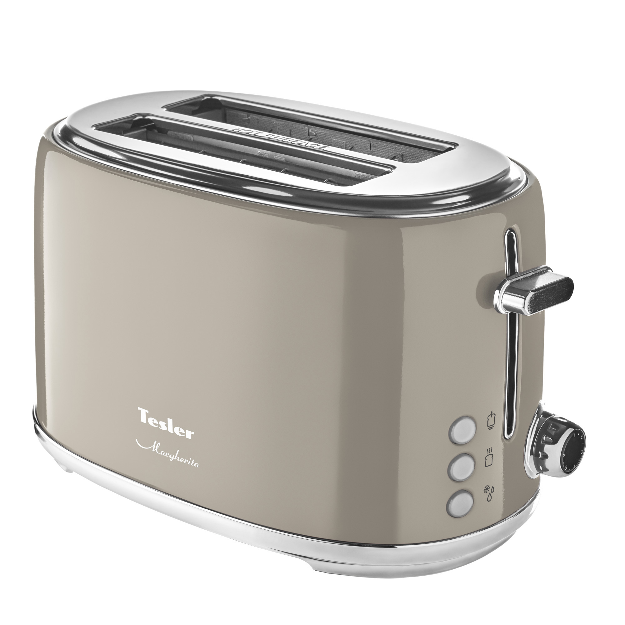 Изображение товара Тостер Tesler TT-255 нержавеющая сталь цвет песочный