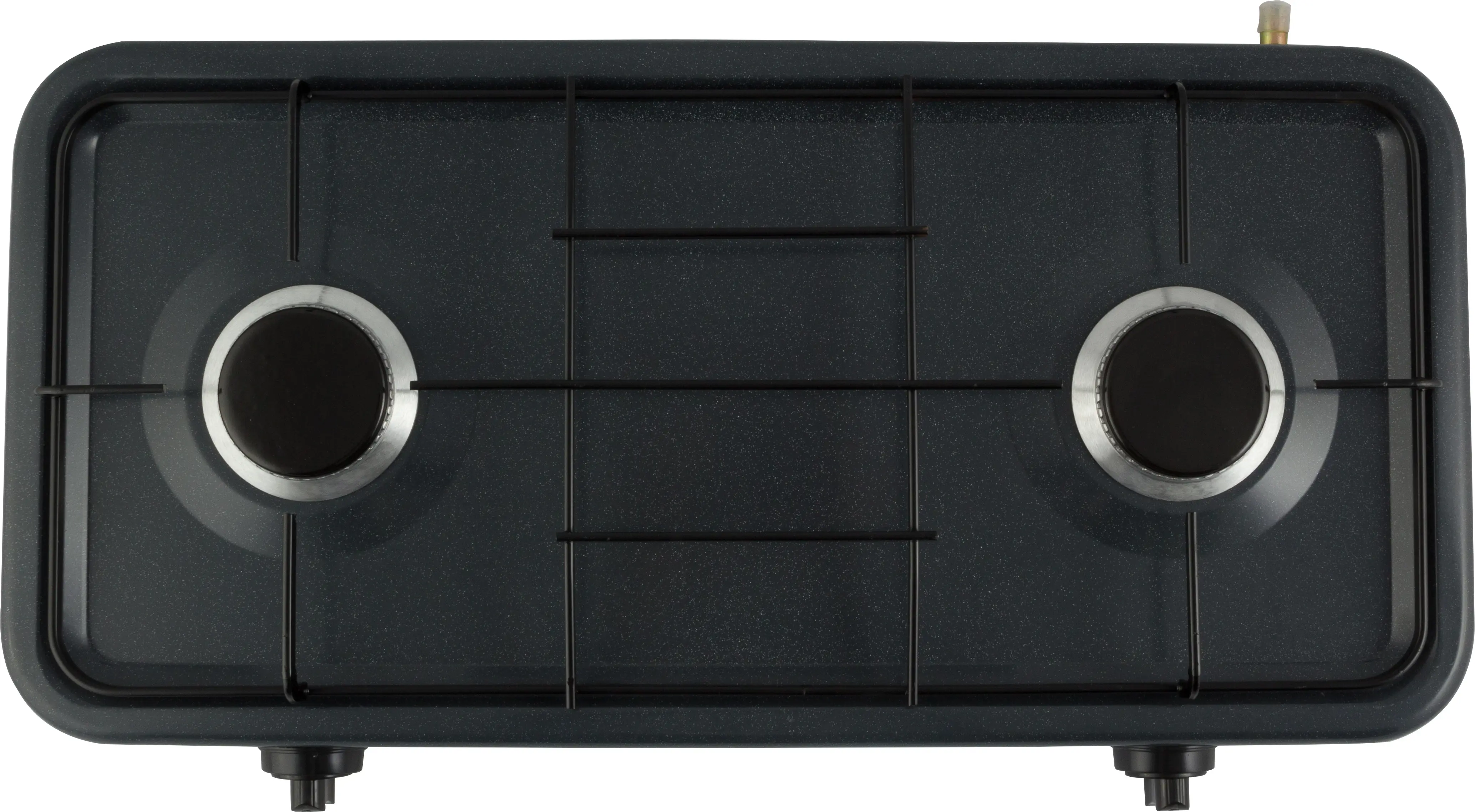 Газовая настольная плита Homestar HS-1202 59 см 2 конфорки цвет черный