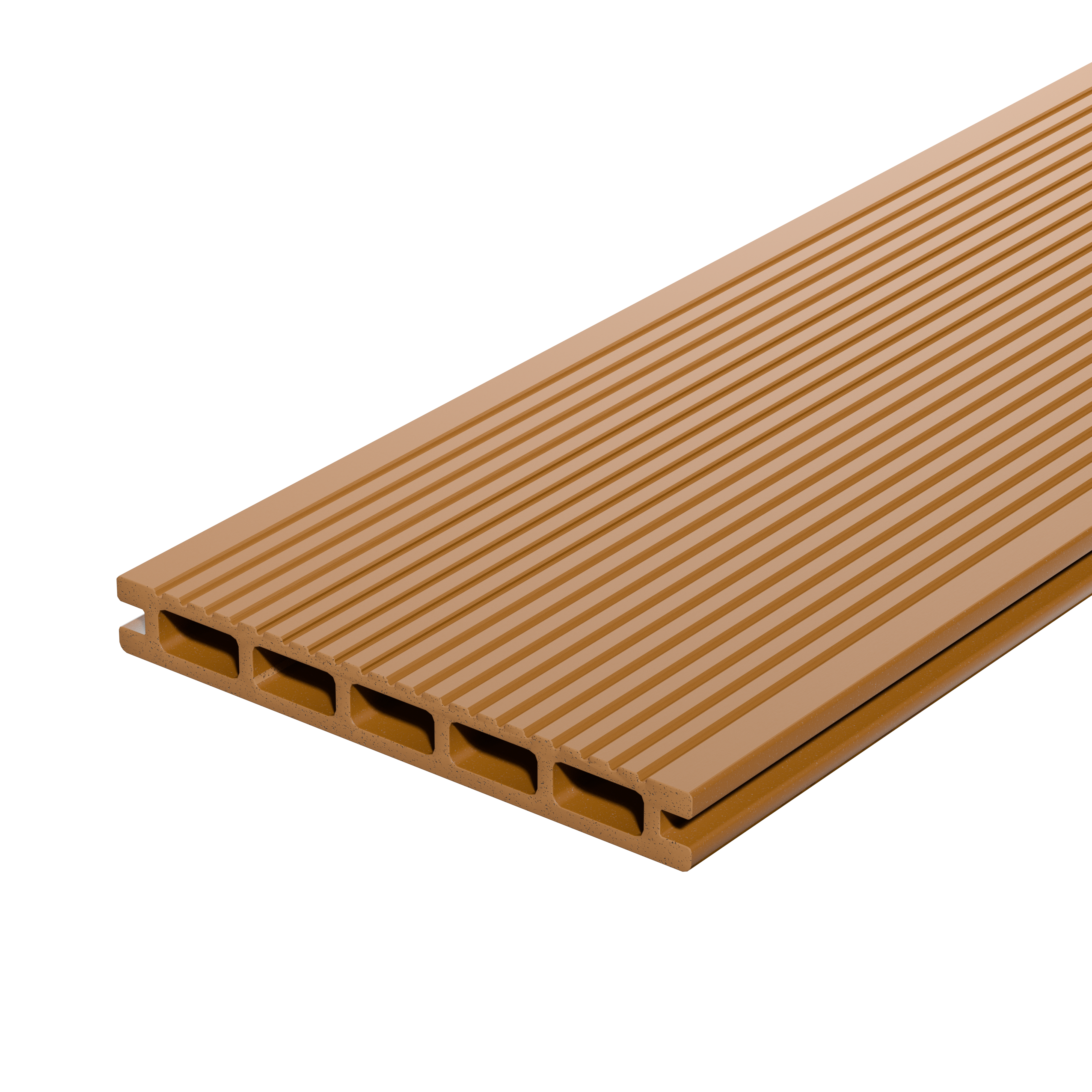 Изображение товара Террасная доска ДПК Орех 3000х150х18 мм Вельвет противоскользящая водостойкая