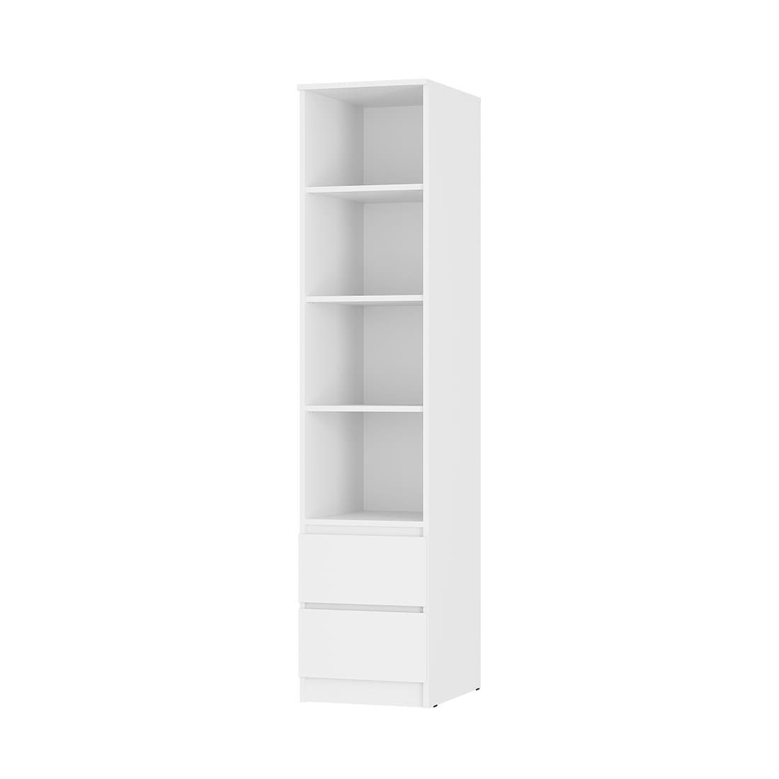 Изображение товара Шкаф распашной BTS 40.2x190x51.4 см белый из ЛДСП для жилых помещений Изображение товара Шкаф распашной BTS 40.2x190x51.4 см белый из ЛДСП для жилых помещений
