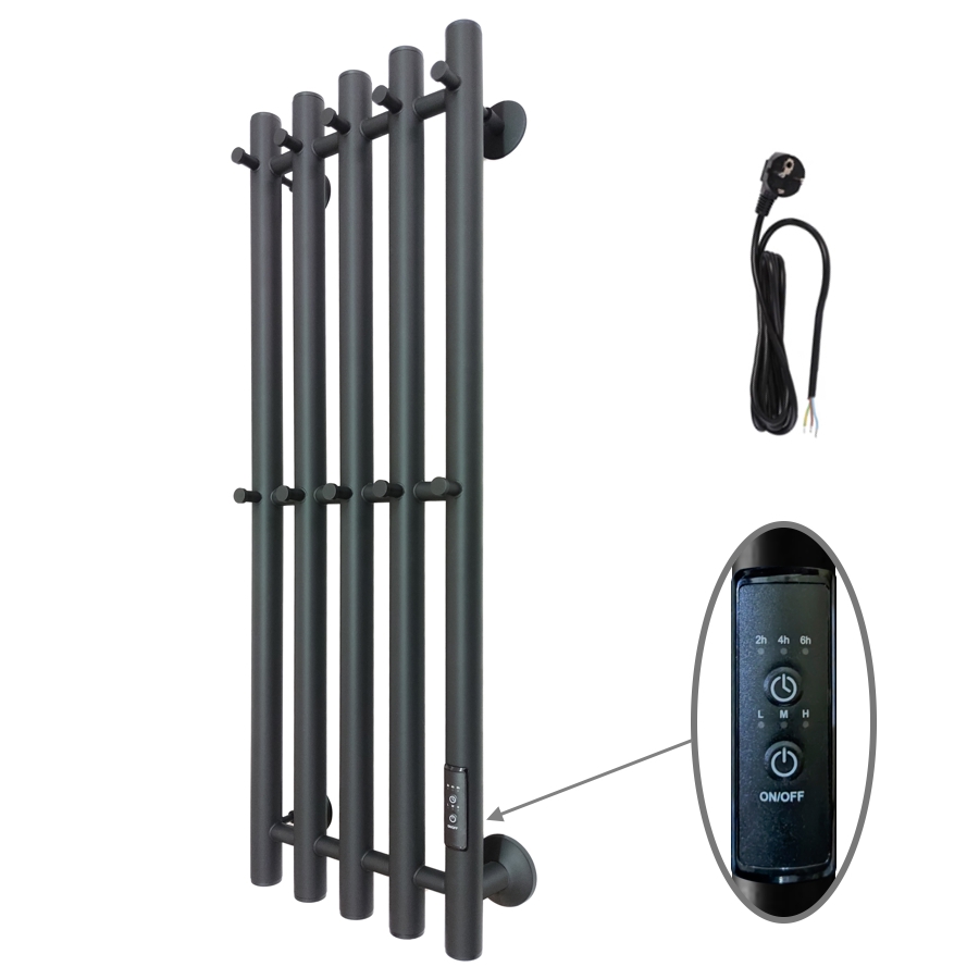 Изображение товара Электрический полотенцесушитель Маргроид 270x800 мм 75 Вт с терморегулятором