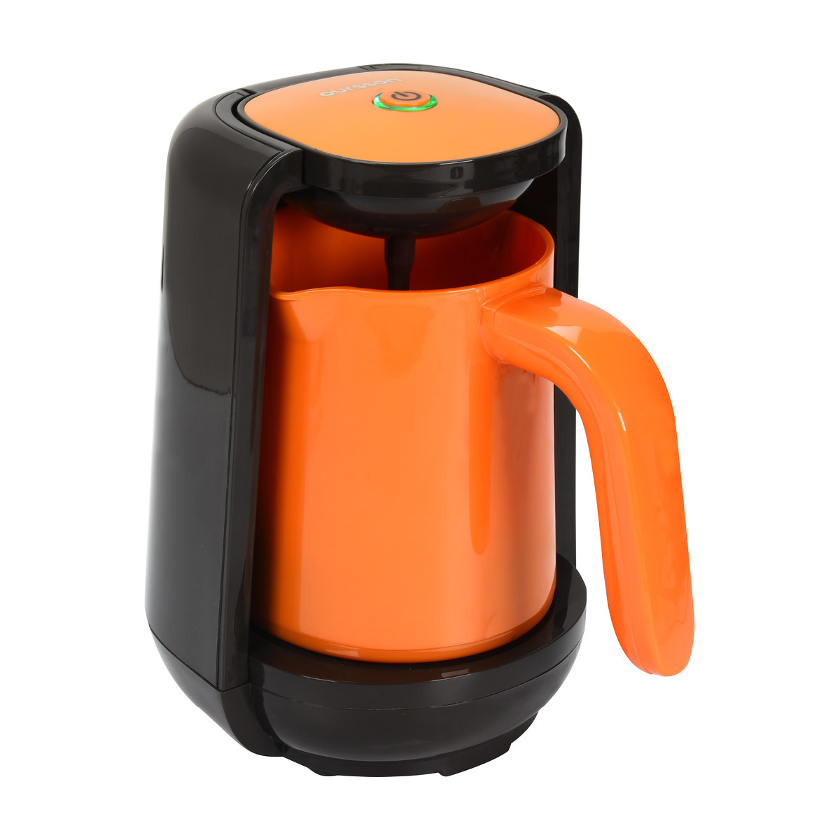 Изображение товара Электрическая гейзерная кофеварка Oursson TC0250 0.25 л оранжевый