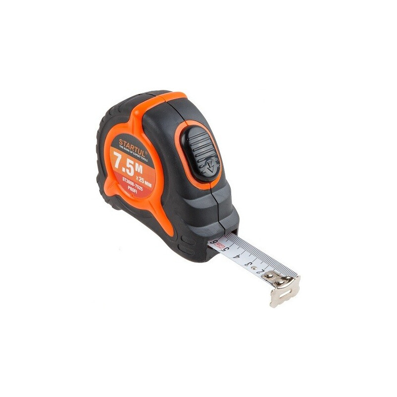 Изображение товара Рулетка Pro Startul Profi ST3008-7525 3 м сталь пластиковый корпус для строительных работ