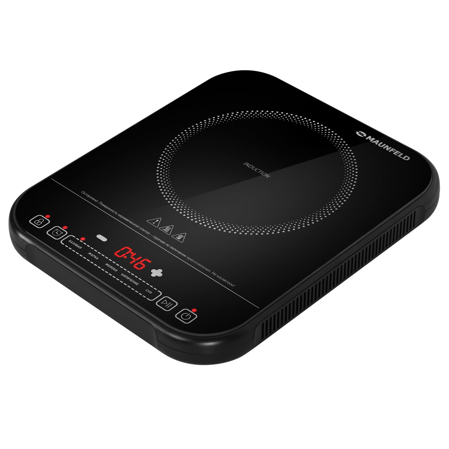 Изображение товара Индукционная настольная плита Maunfeld EFI301TBK 30 см 1 конфорка черный