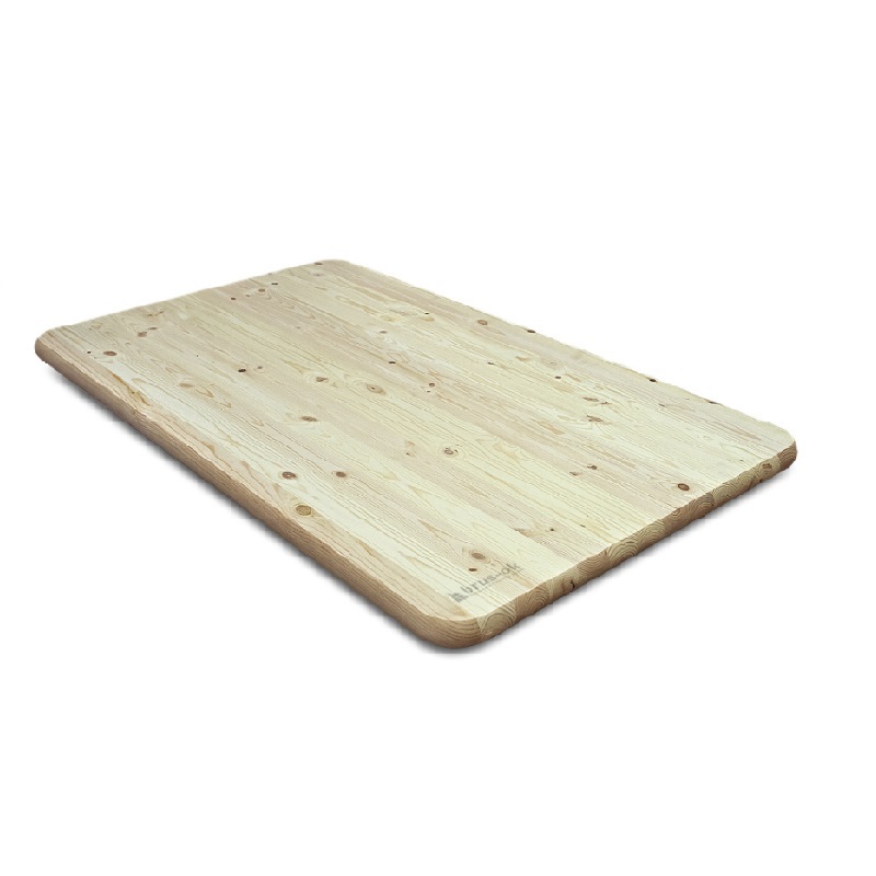 Изображение товара Кухонная столешница овальная Брус-ок 150x70x2.8 см ель цвет бежевый