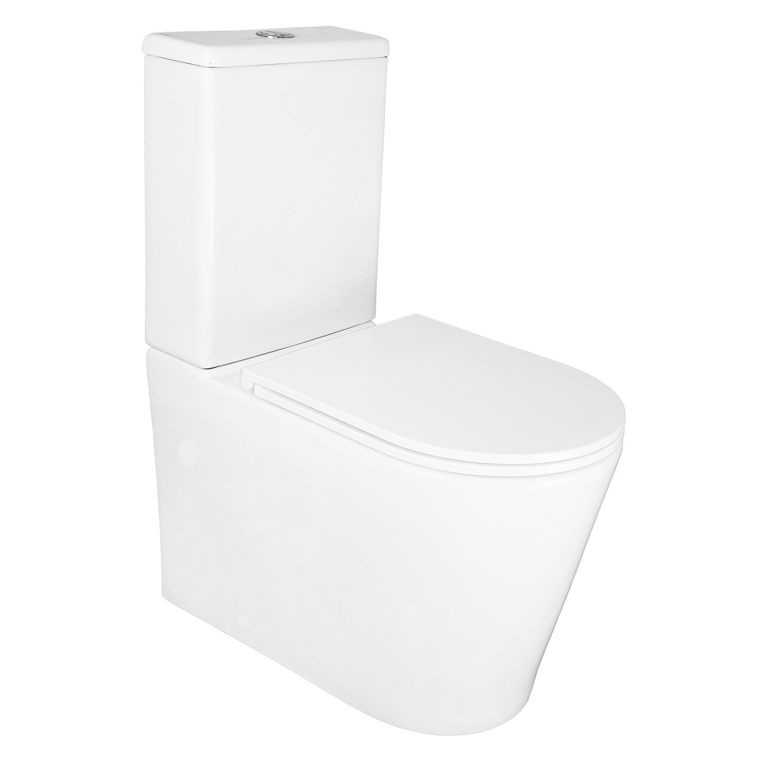 Изображение товара Унитаз-компакт Azario Conto безободковый с системою Торнадо AZ-T005BR