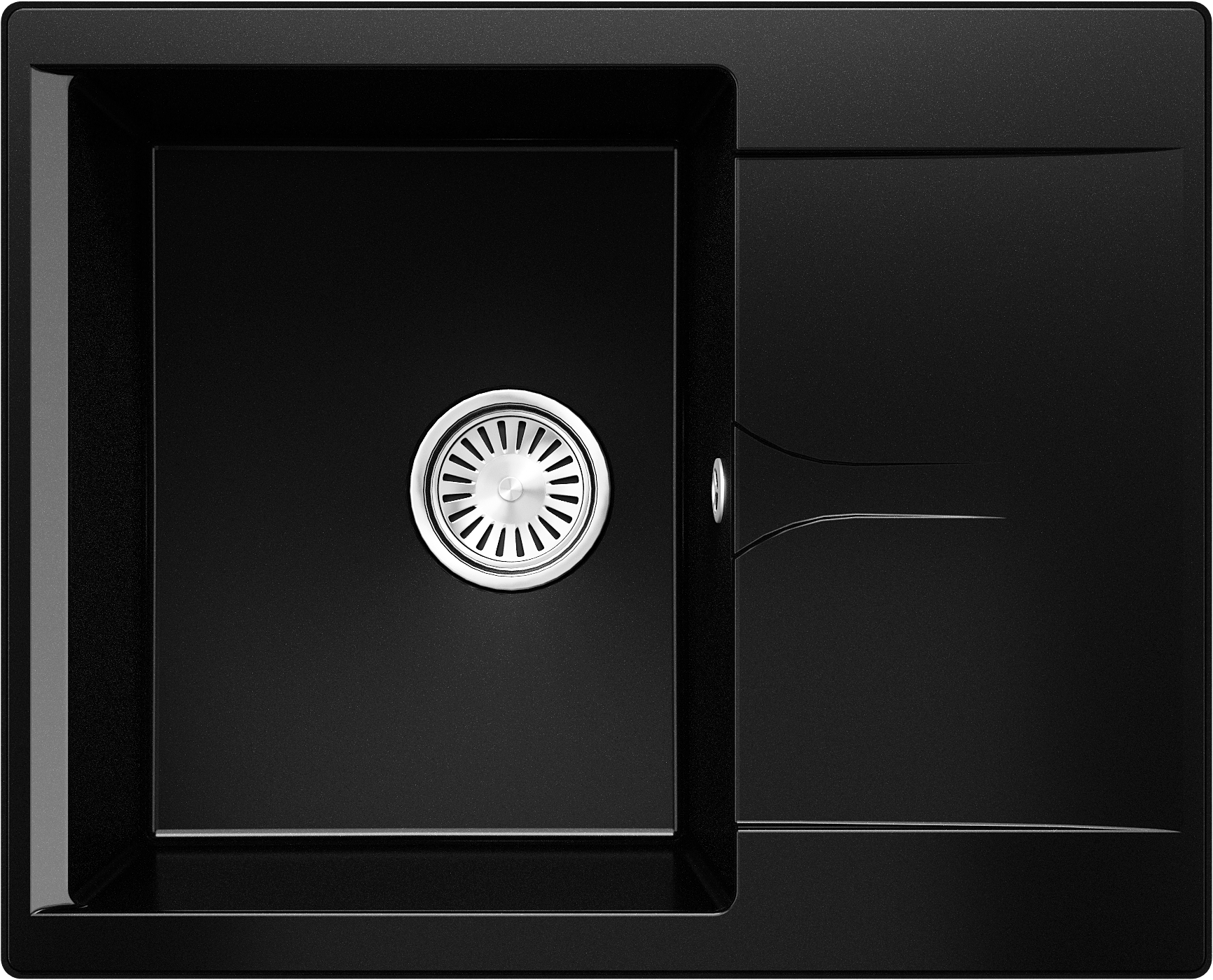 Изображение товара Мойка для кухни Polygran Gals-620, врезная, черная, 50x62 см, искусственный мрамор Изображение товара Мойка для кухни Polygran Gals-620, врезная, черная, 50x62 см, искусственный мрамор