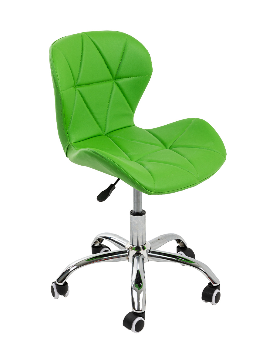 Изображение товара Офисное кресло Gemlux GL-HC003 зеленое мягкое мобильное с колесами
